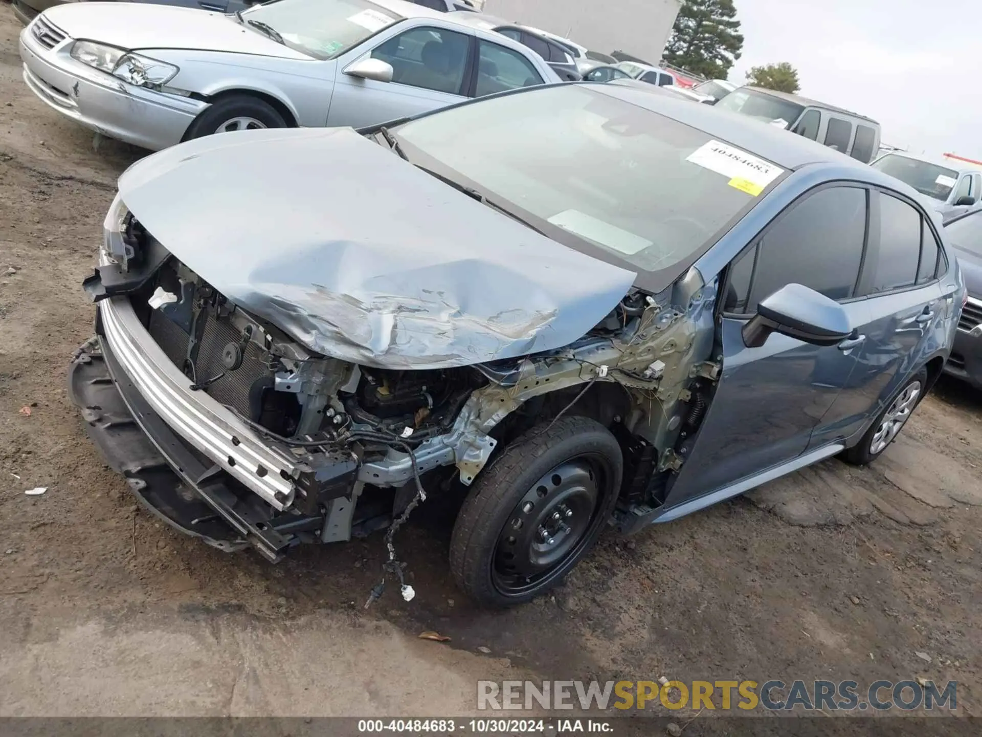 2 Photograph of a damaged car 5YFEPRAE0LP073024 TOYOTA COROLLA 2020