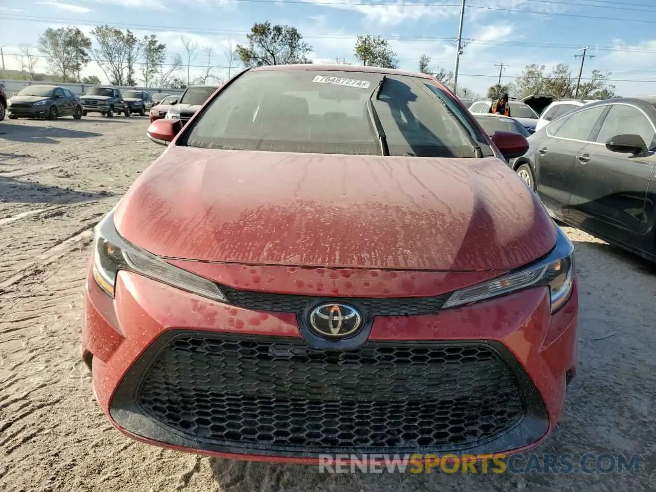 5 Photograph of a damaged car 5YFEPRAE0LP073508 TOYOTA COROLLA 2020
