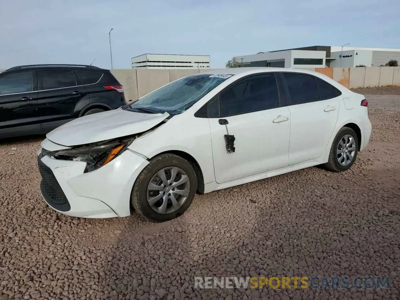 1 Photograph of a damaged car 5YFEPRAE0LP076795 TOYOTA COROLLA 2020