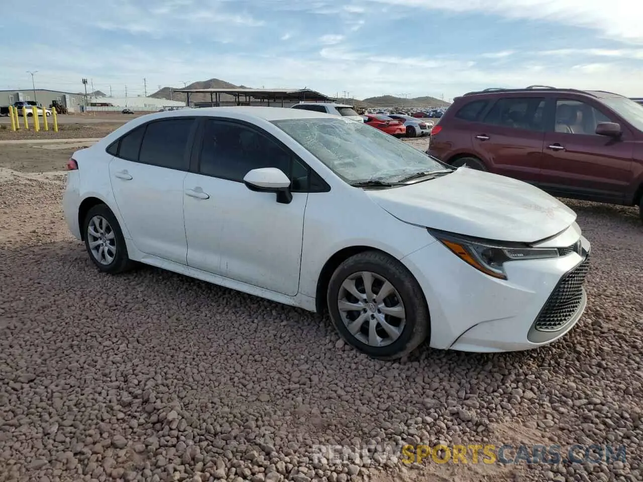 4 Photograph of a damaged car 5YFEPRAE0LP076795 TOYOTA COROLLA 2020