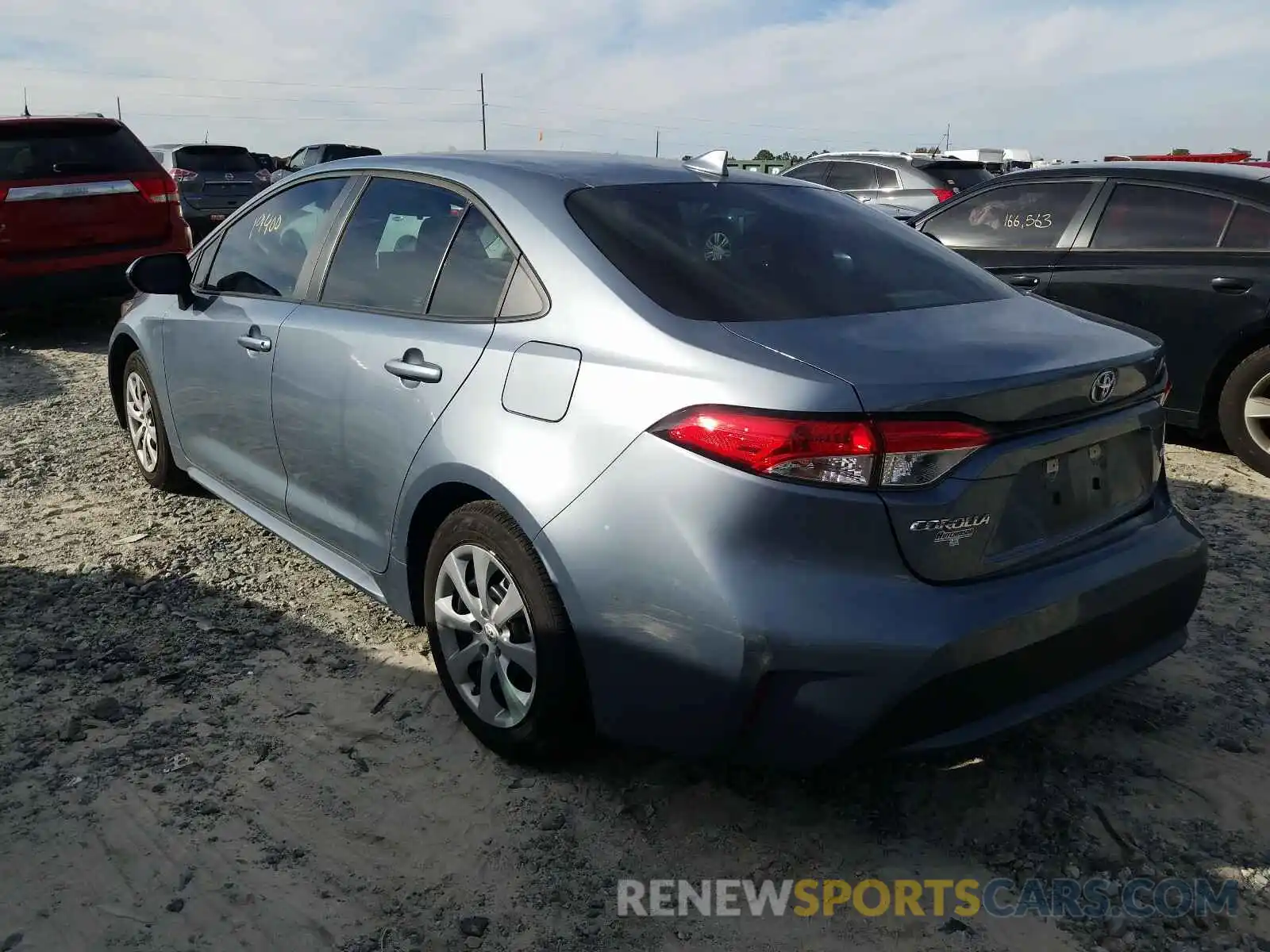 3 Photograph of a damaged car 5YFEPRAE0LP086064 TOYOTA COROLLA 2020