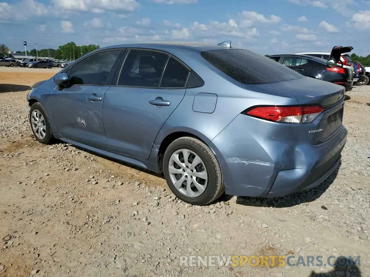 2 Photograph of a damaged car 5YFEPRAE0LP086162 TOYOTA COROLLA 2020