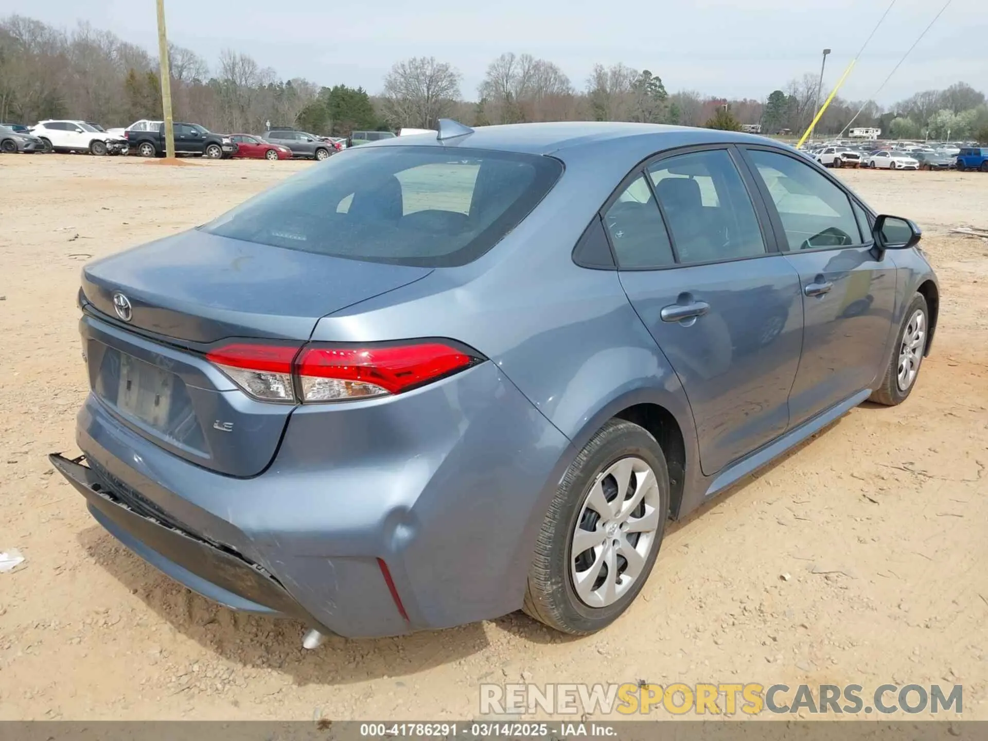 4 Photograph of a damaged car 5YFEPRAE0LP087974 TOYOTA COROLLA 2020