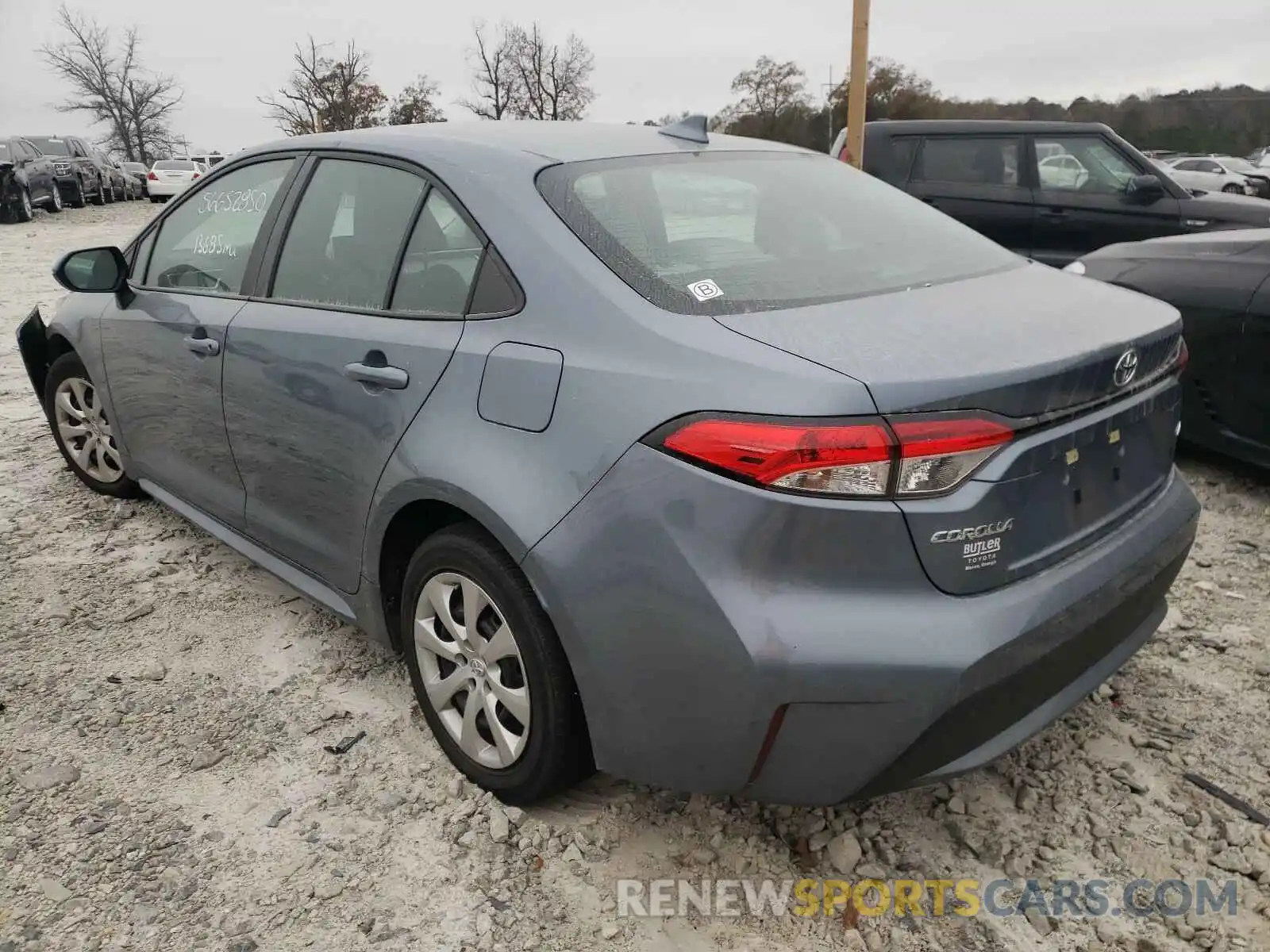 3 Photograph of a damaged car 5YFEPRAE0LP093631 TOYOTA COROLLA 2020