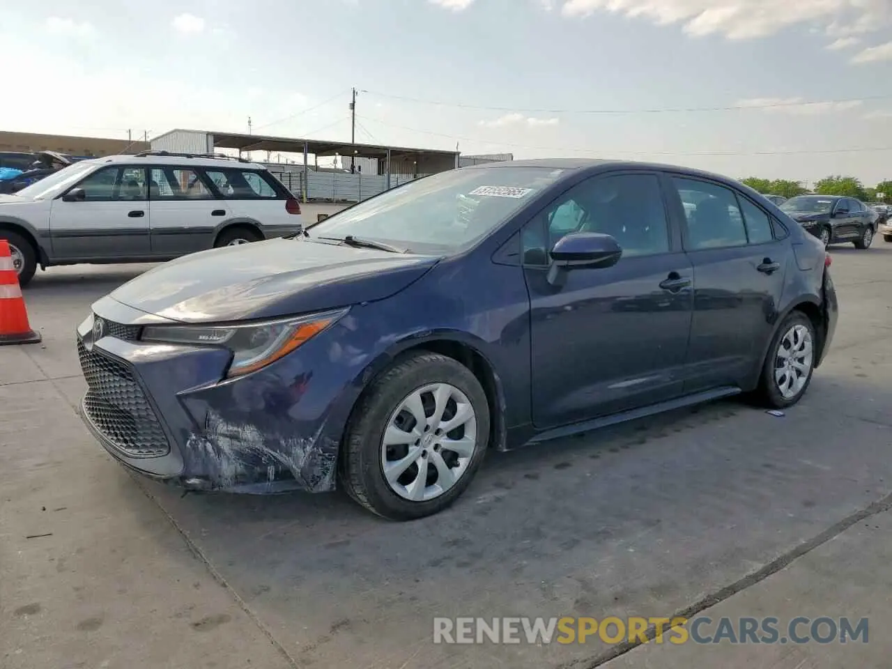 1 Photograph of a damaged car 5YFEPRAE0LP094925 TOYOTA COROLLA 2020