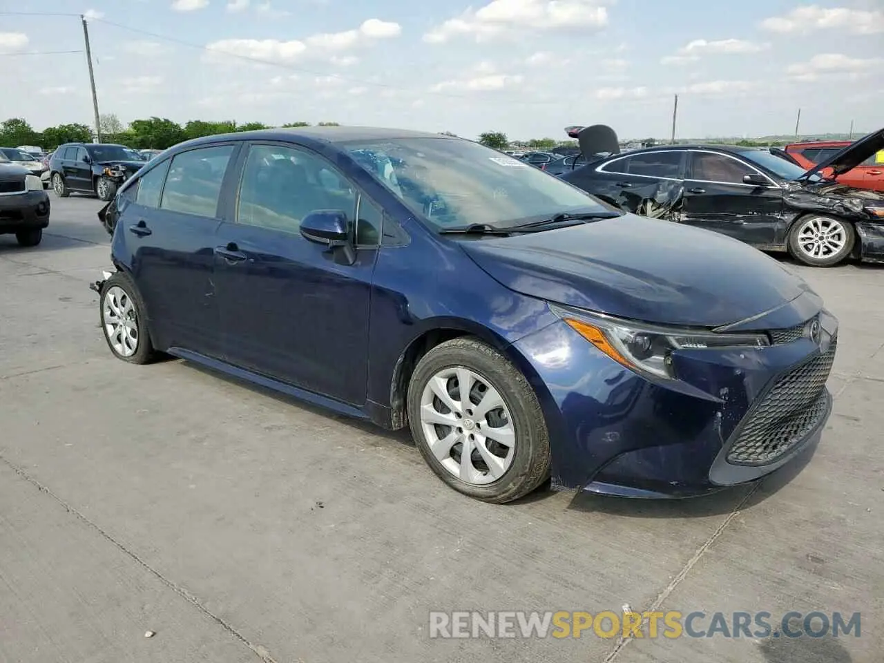4 Photograph of a damaged car 5YFEPRAE0LP094925 TOYOTA COROLLA 2020