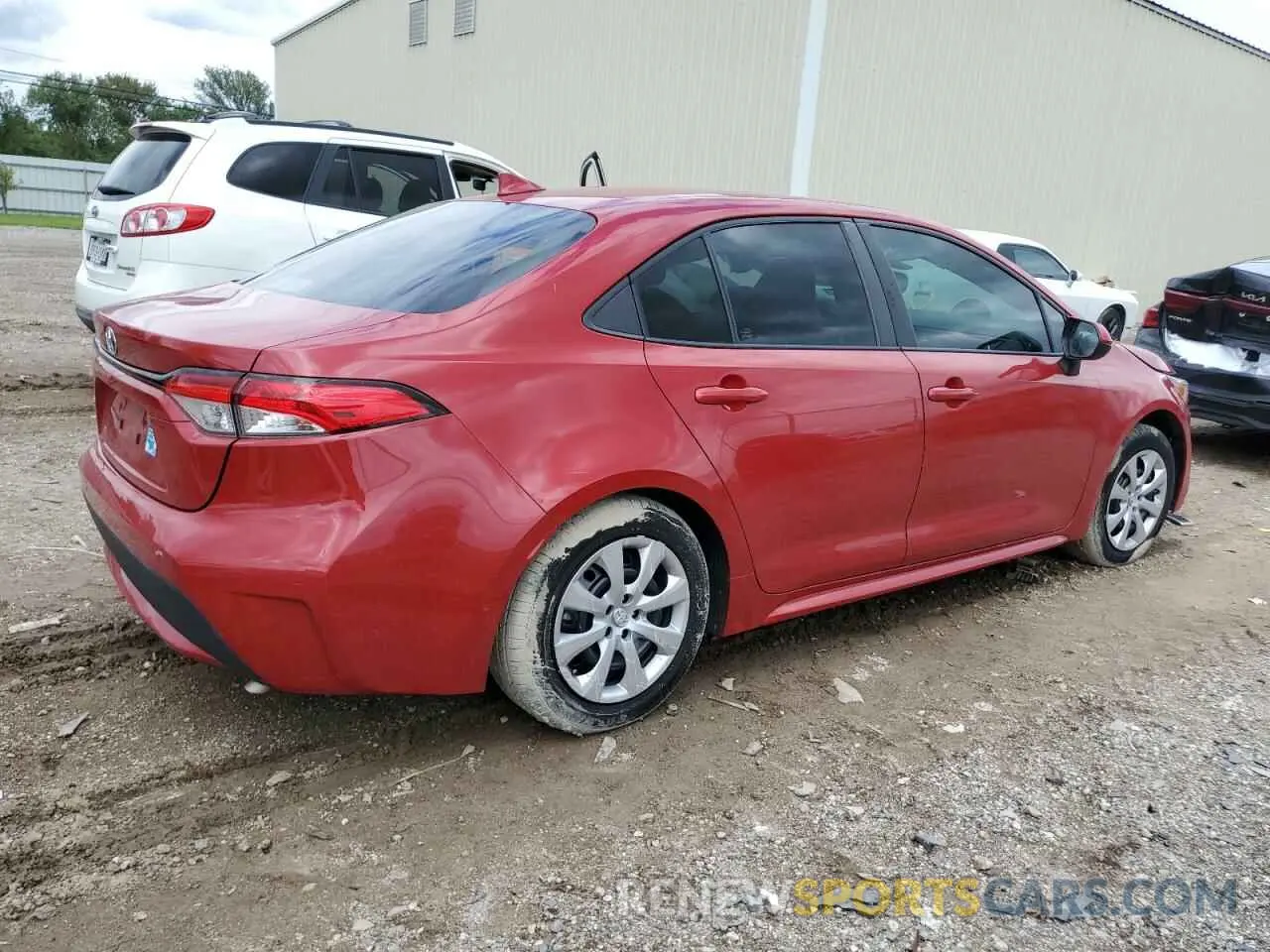 3 Photograph of a damaged car 5YFEPRAE0LP103722 TOYOTA COROLLA 2020