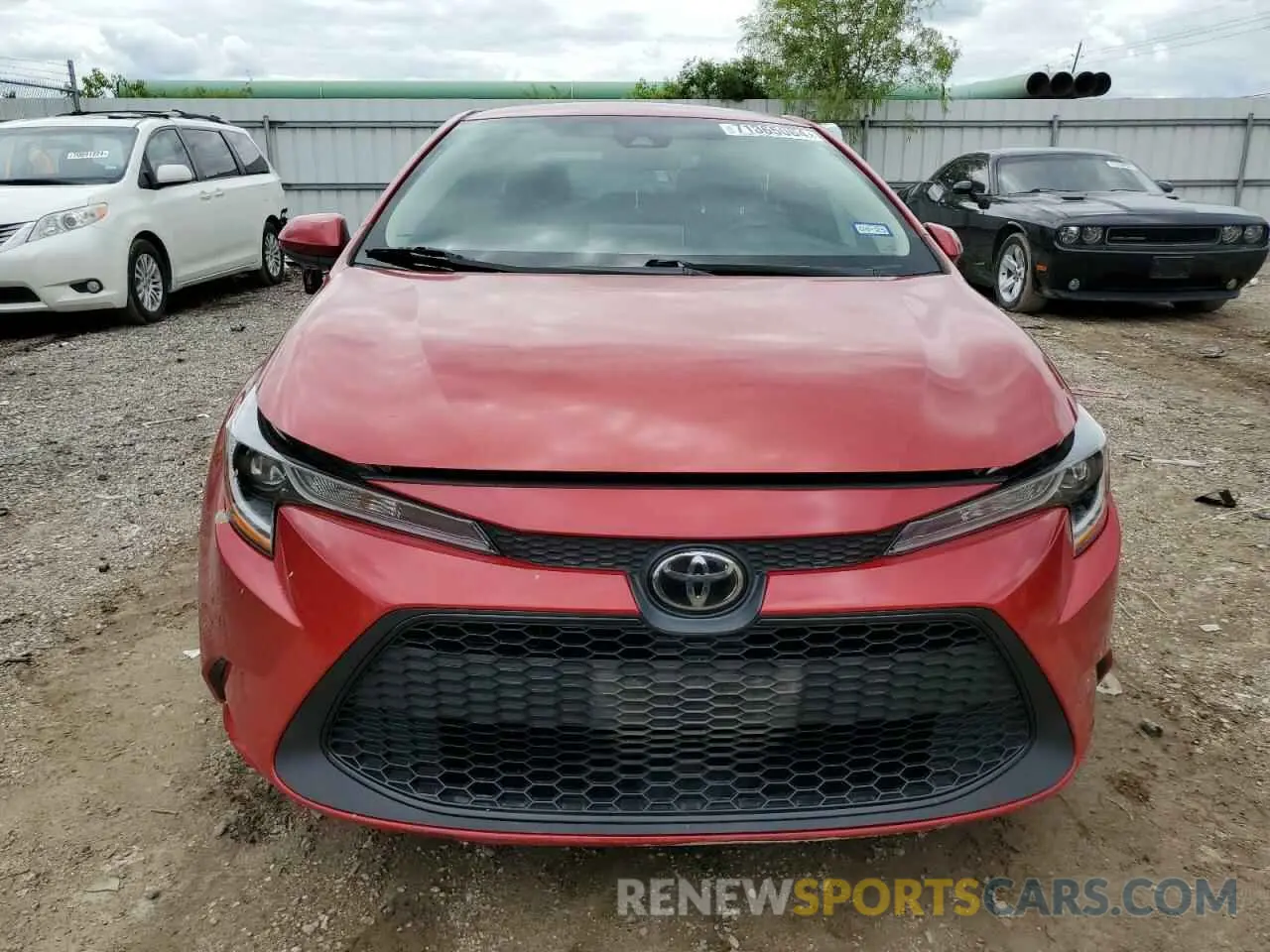 5 Photograph of a damaged car 5YFEPRAE0LP103722 TOYOTA COROLLA 2020