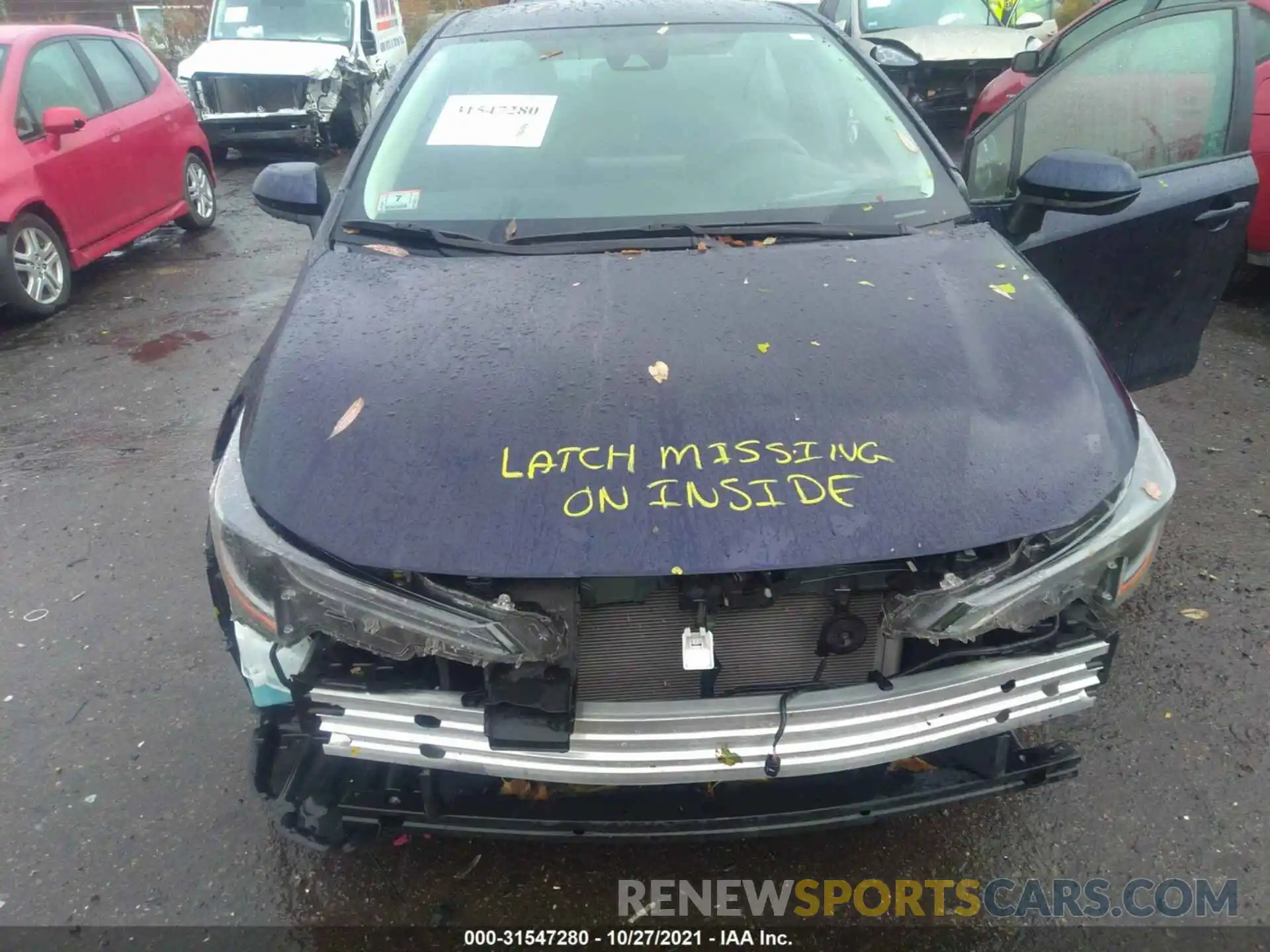 10 Photograph of a damaged car 5YFEPRAE0LP104644 TOYOTA COROLLA 2020