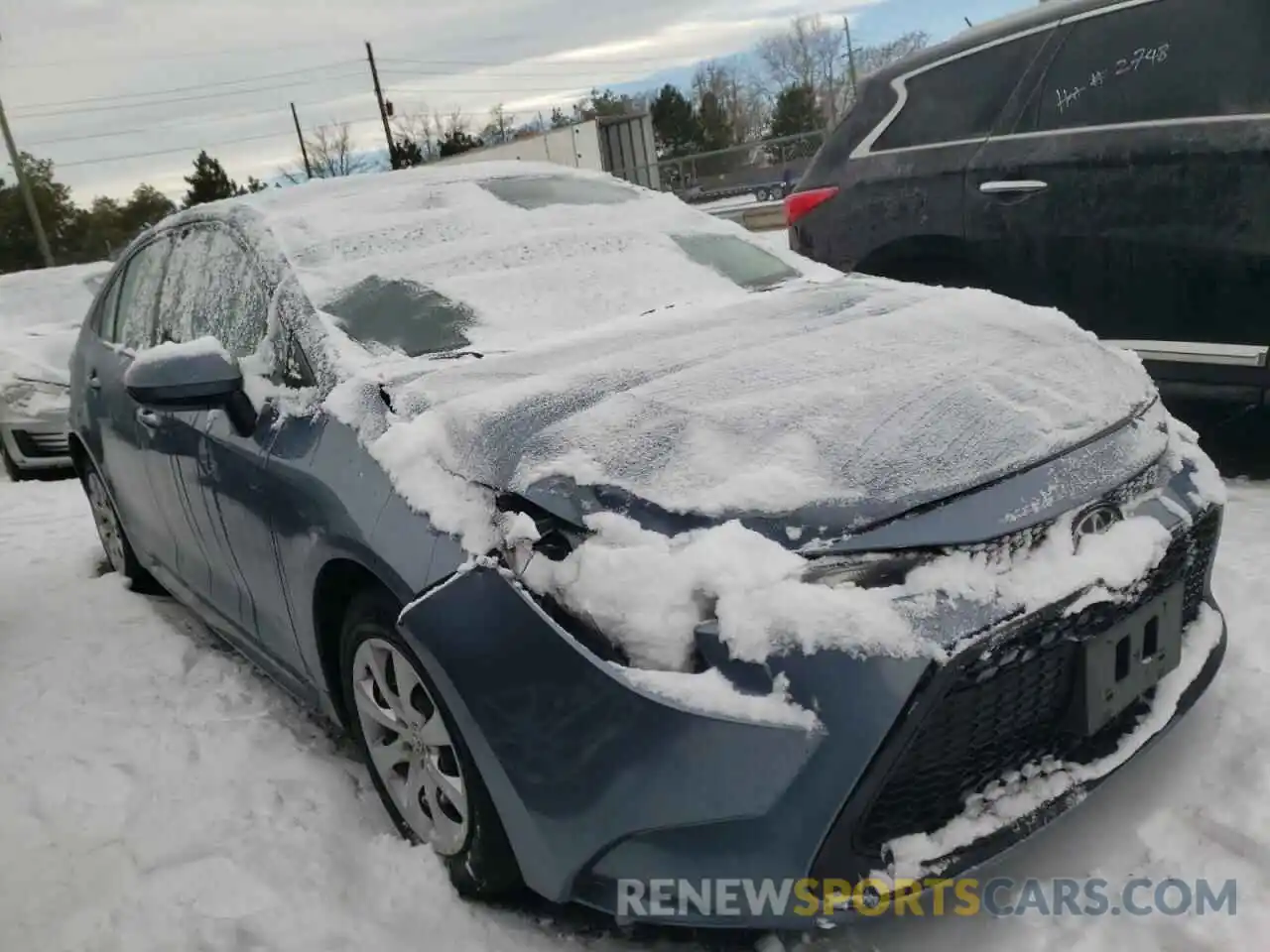 1 Photograph of a damaged car 5YFEPRAE0LP105468 TOYOTA COROLLA 2020