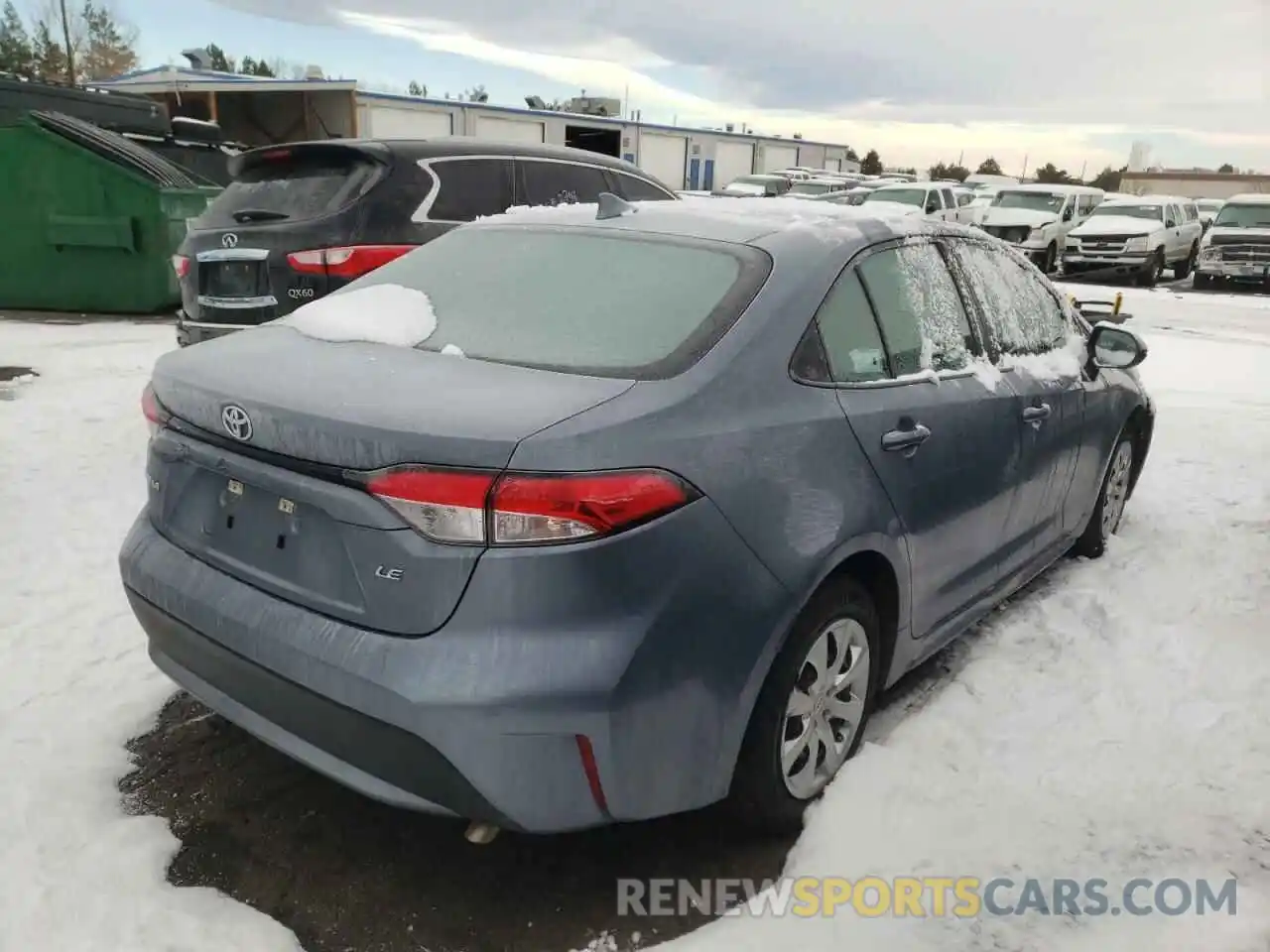 4 Photograph of a damaged car 5YFEPRAE0LP105468 TOYOTA COROLLA 2020