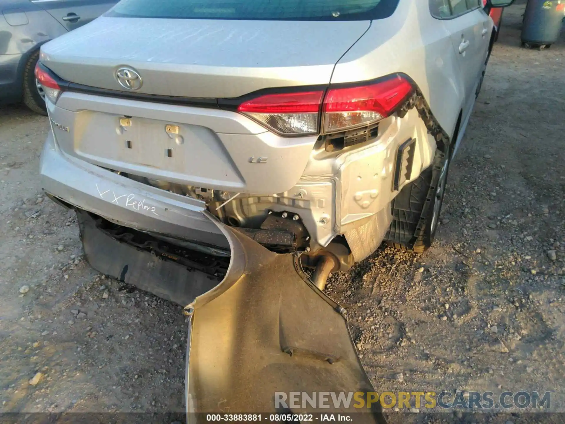 6 Photograph of a damaged car 5YFEPRAE0LP105700 TOYOTA COROLLA 2020