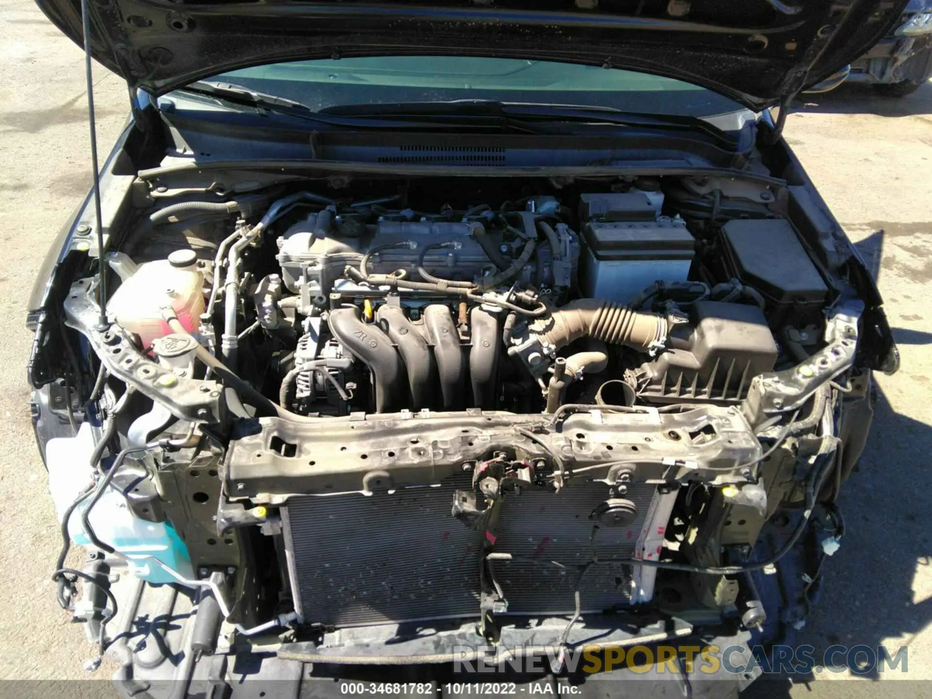 10 Photograph of a damaged car 5YFEPRAE0LP106250 TOYOTA COROLLA 2020