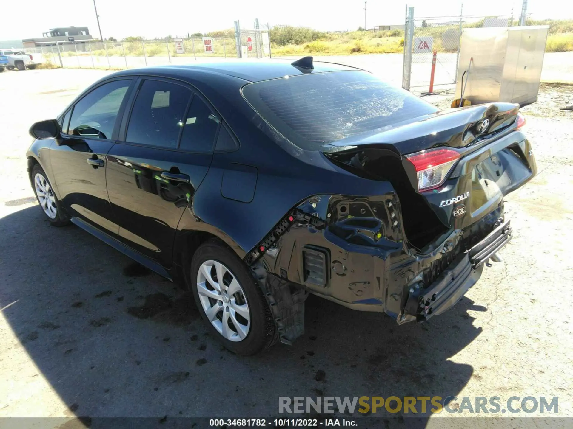 3 Photograph of a damaged car 5YFEPRAE0LP106250 TOYOTA COROLLA 2020