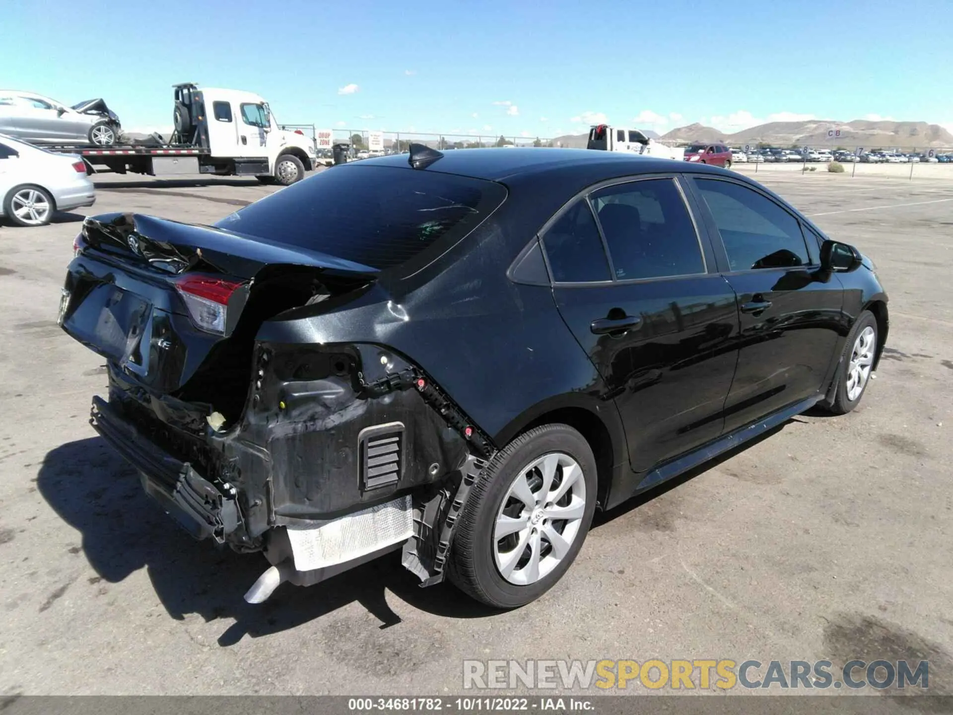 4 Photograph of a damaged car 5YFEPRAE0LP106250 TOYOTA COROLLA 2020