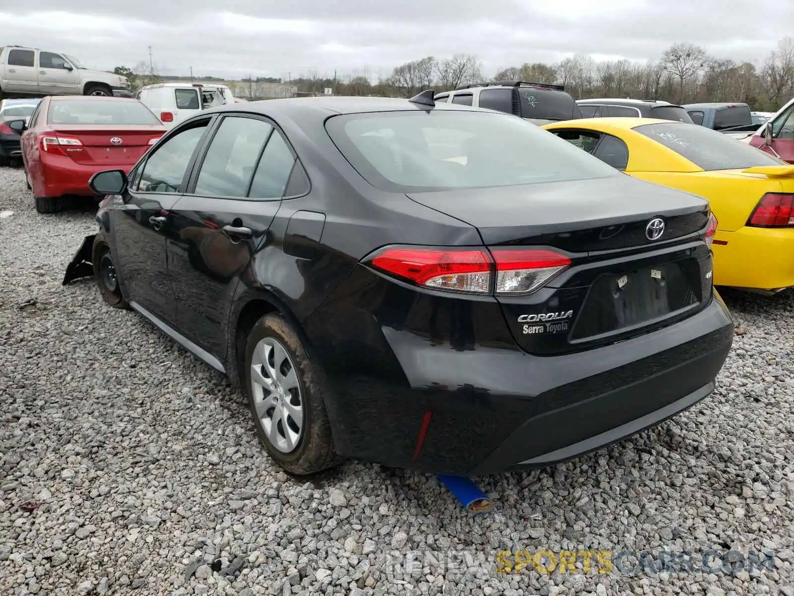 3 Photograph of a damaged car 5YFEPRAE0LP113330 TOYOTA COROLLA 2020