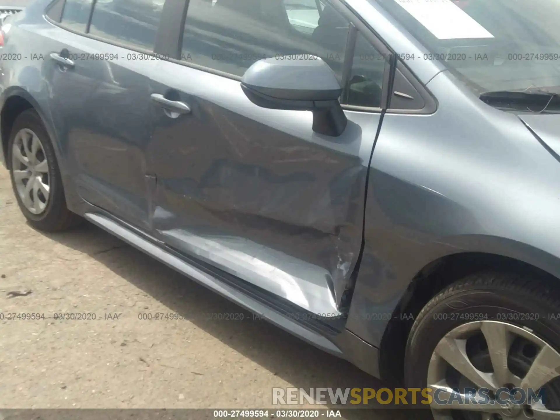 6 Photograph of a damaged car 5YFEPRAE0LP115627 TOYOTA COROLLA 2020