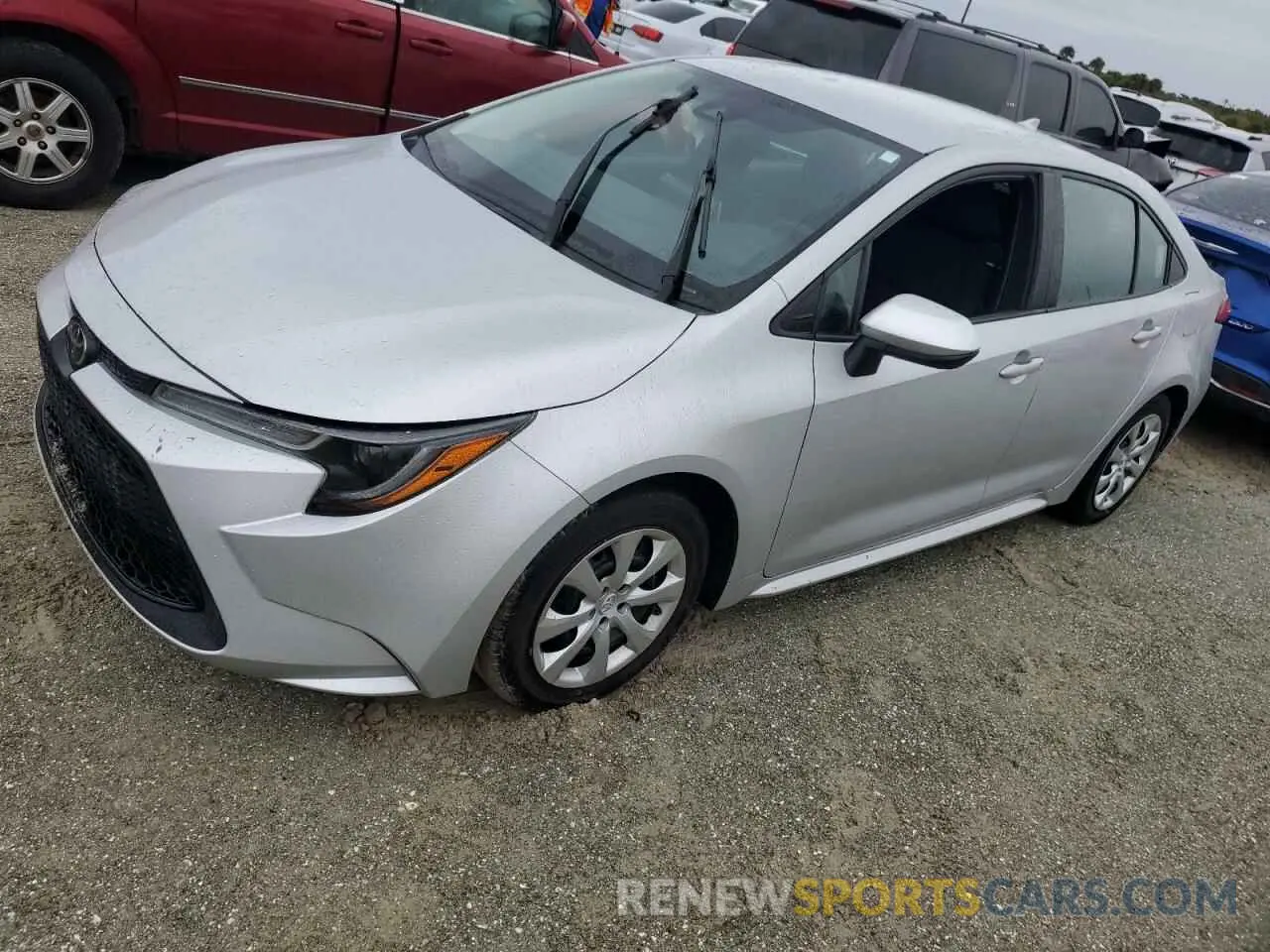 1 Photograph of a damaged car 5YFEPRAE0LP130712 TOYOTA COROLLA 2020