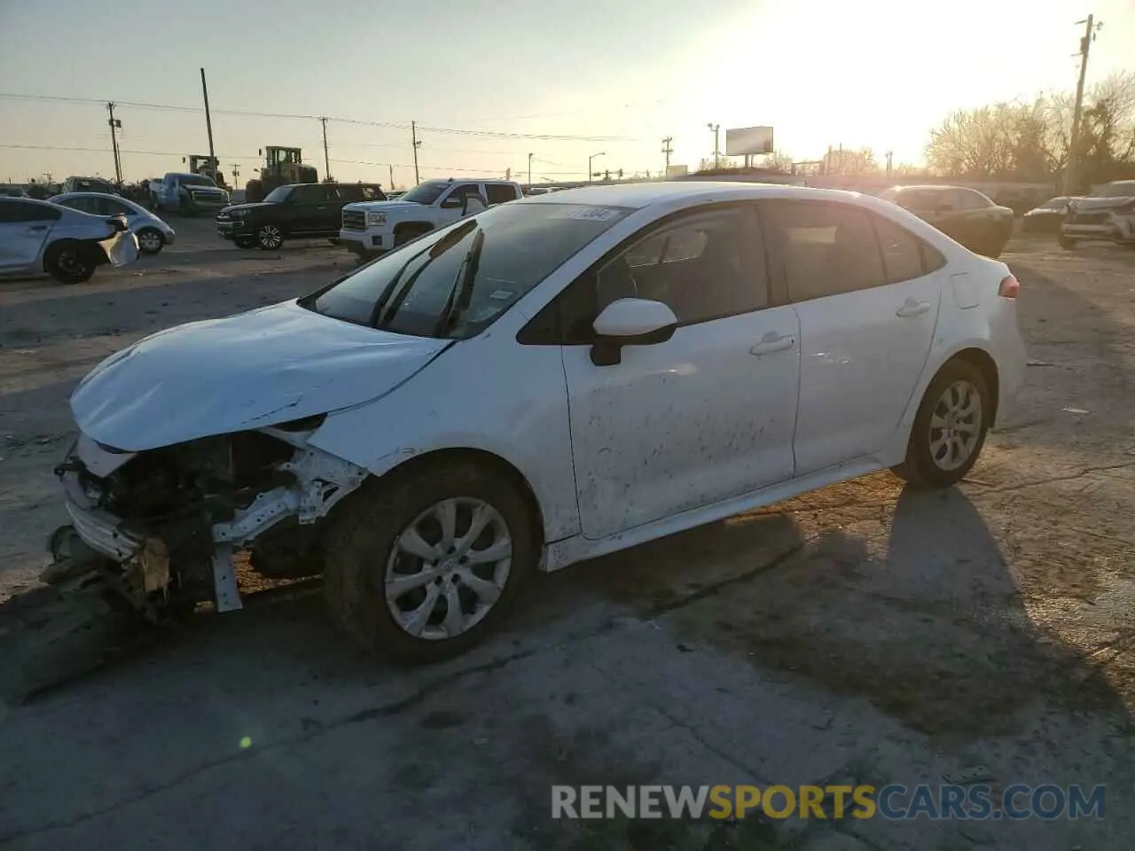 1 Photograph of a damaged car 5YFEPRAE0LP133500 TOYOTA COROLLA 2020