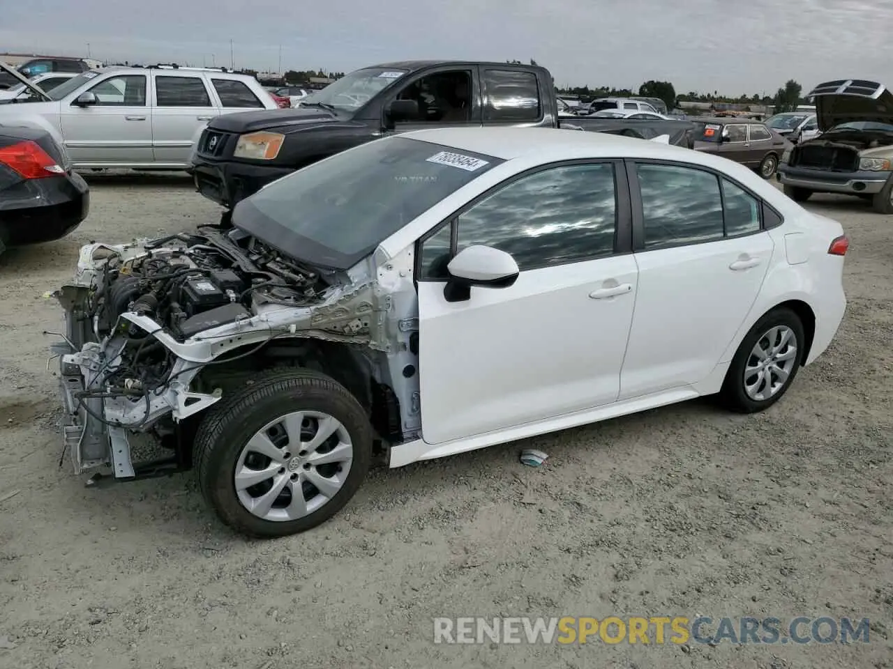1 Photograph of a damaged car 5YFEPRAE0LP137238 TOYOTA COROLLA 2020