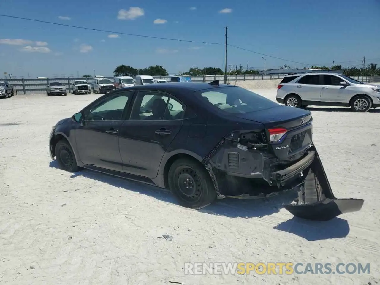 2 Photograph of a damaged car 5YFEPRAE0LP137370 TOYOTA COROLLA 2020