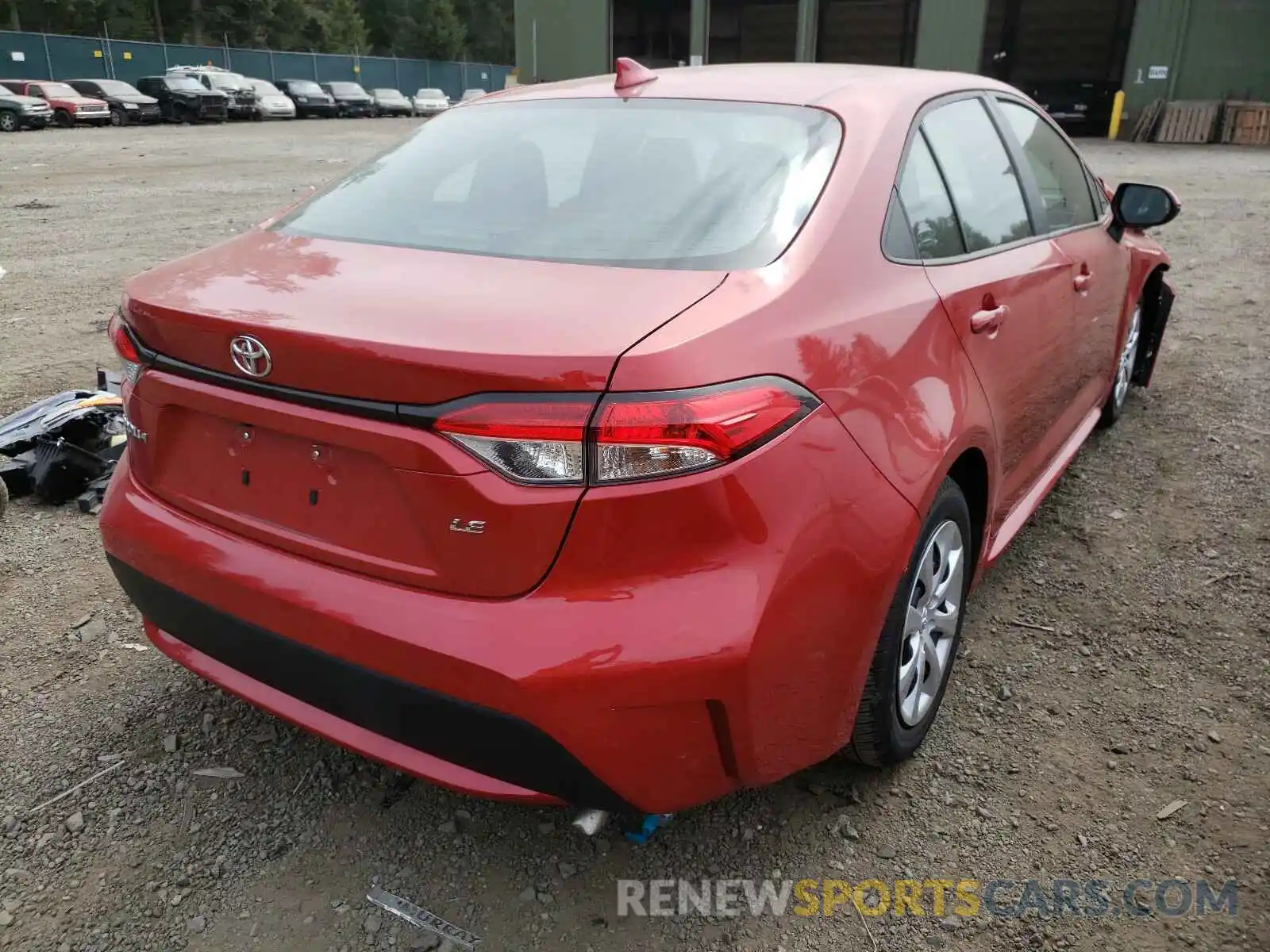 4 Photograph of a damaged car 5YFEPRAE1LP010174 TOYOTA COROLLA 2020