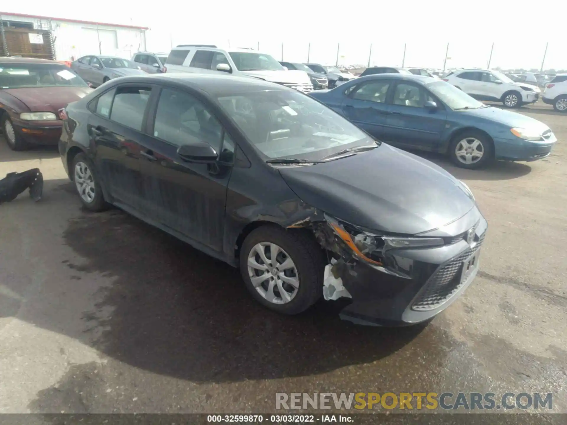 1 Photograph of a damaged car 5YFEPRAE1LP028335 TOYOTA COROLLA 2020