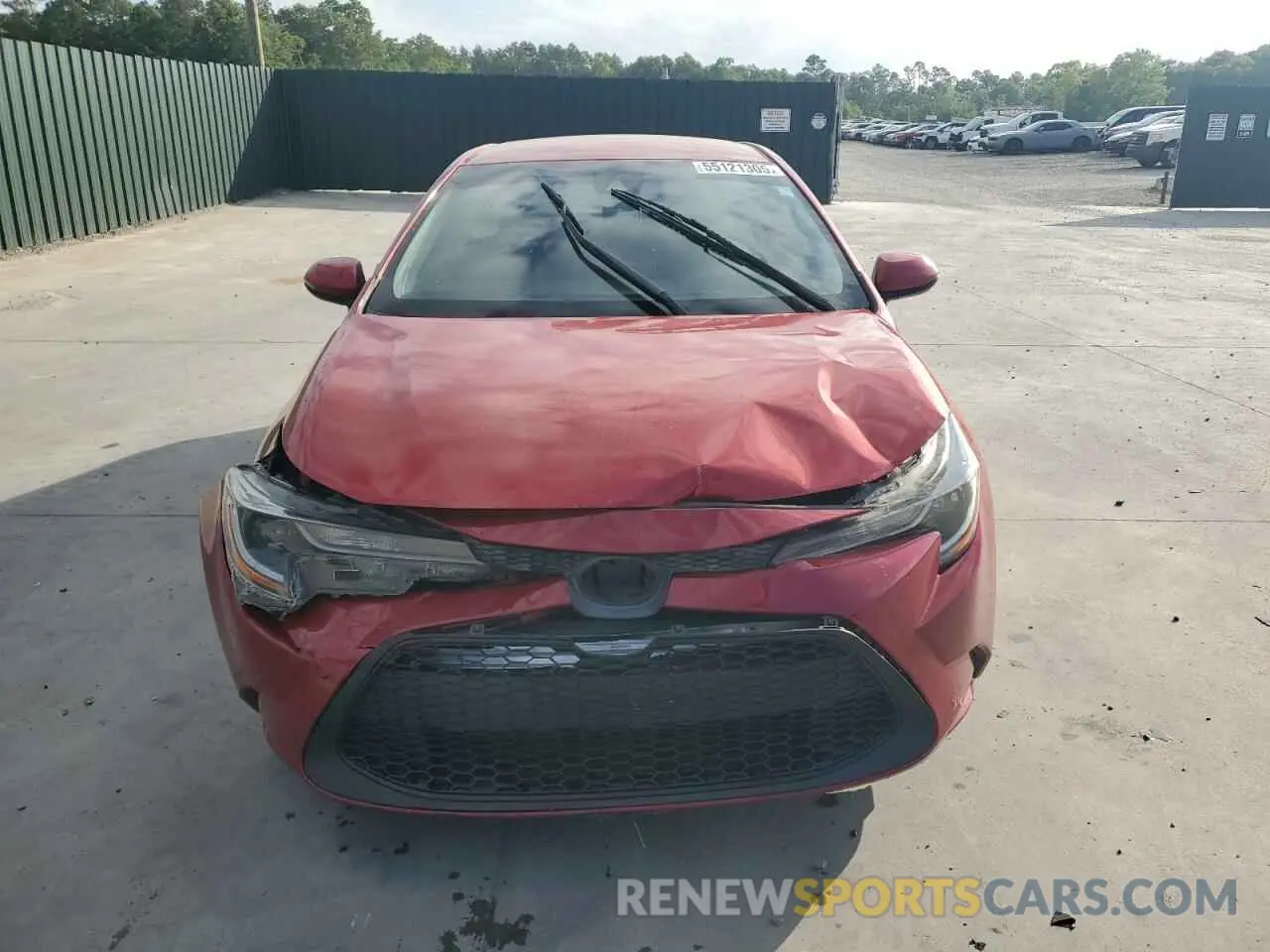 5 Photograph of a damaged car 5YFEPRAE1LP032434 TOYOTA COROLLA 2020