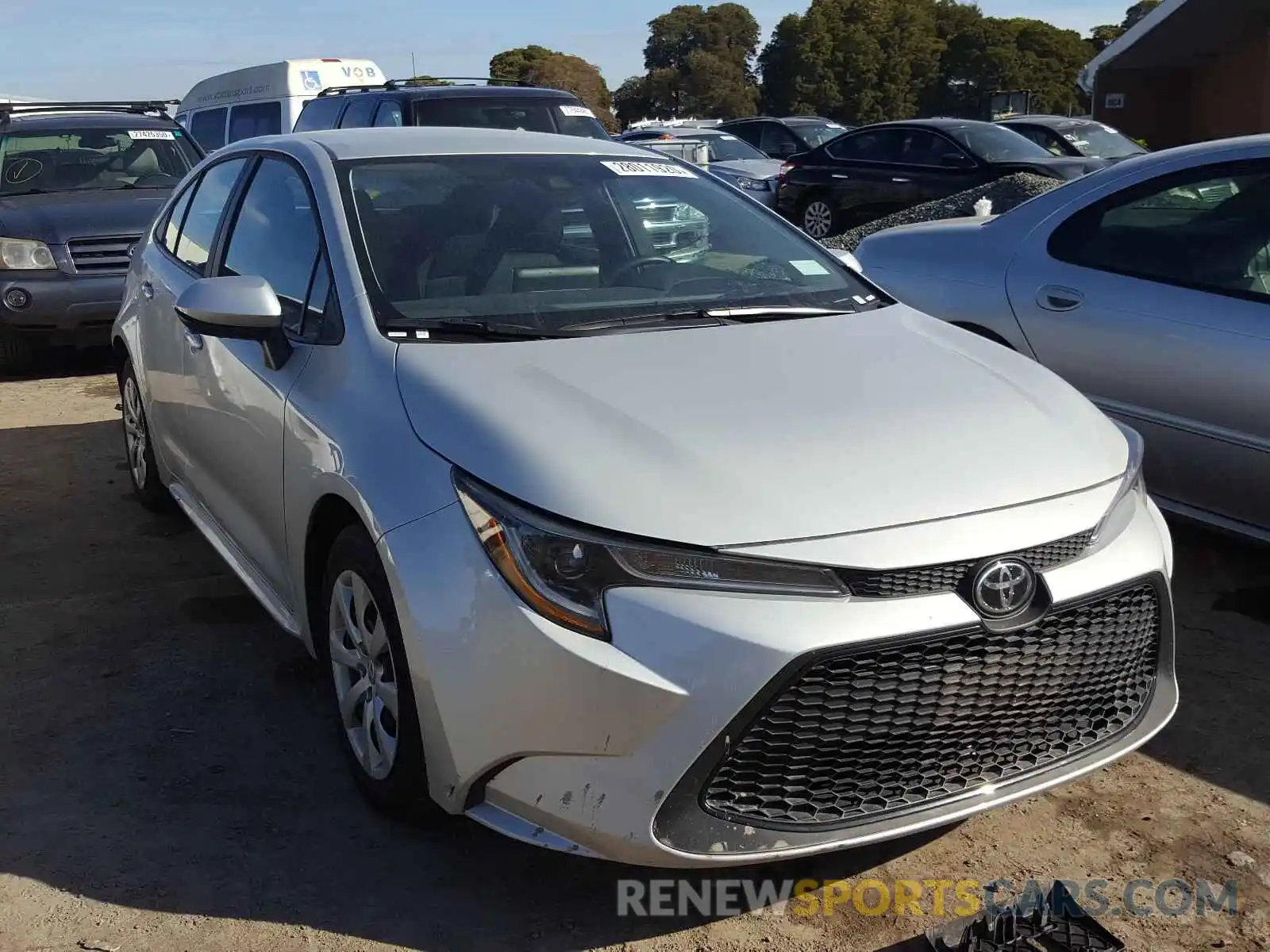 1 Photograph of a damaged car 5YFEPRAE1LP032837 TOYOTA COROLLA 2020