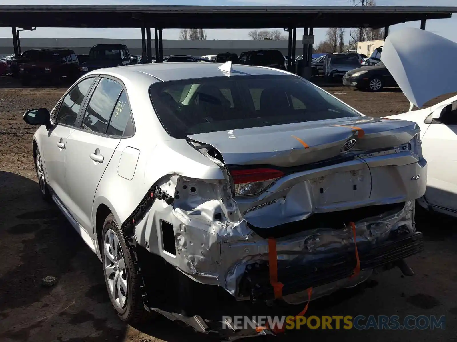 3 Photograph of a damaged car 5YFEPRAE1LP032837 TOYOTA COROLLA 2020