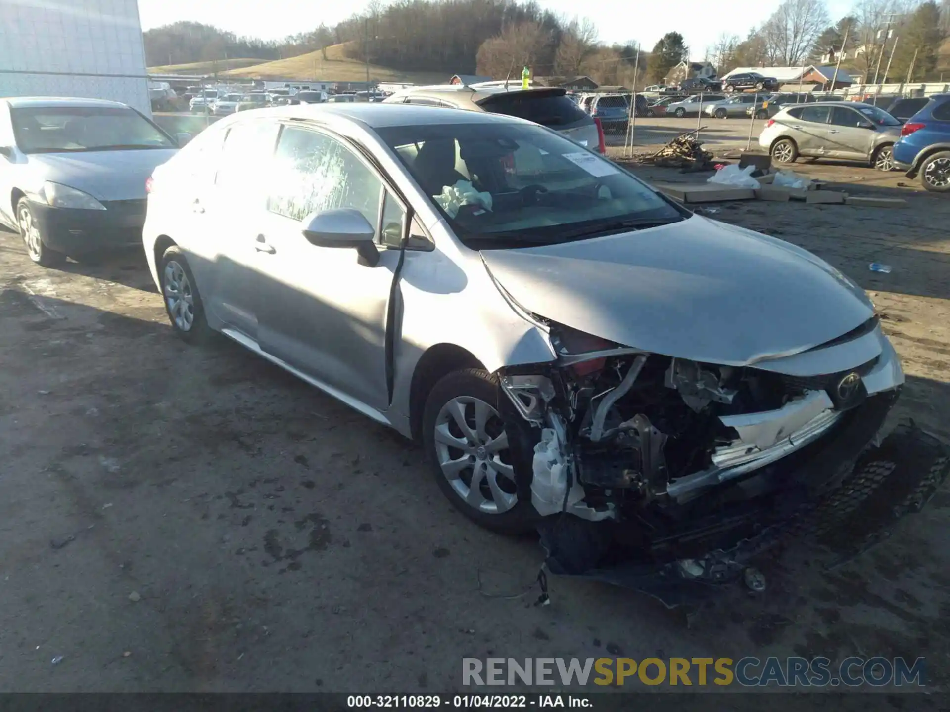 1 Photograph of a damaged car 5YFEPRAE1LP037682 TOYOTA COROLLA 2020