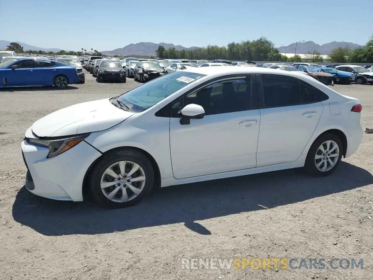 1 Photograph of a damaged car 5YFEPRAE1LP047418 TOYOTA COROLLA 2020
