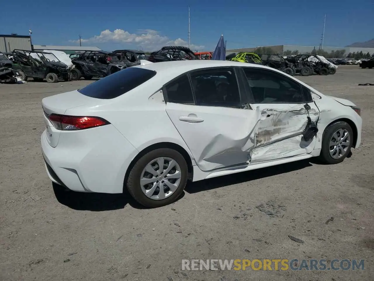 3 Photograph of a damaged car 5YFEPRAE1LP047418 TOYOTA COROLLA 2020