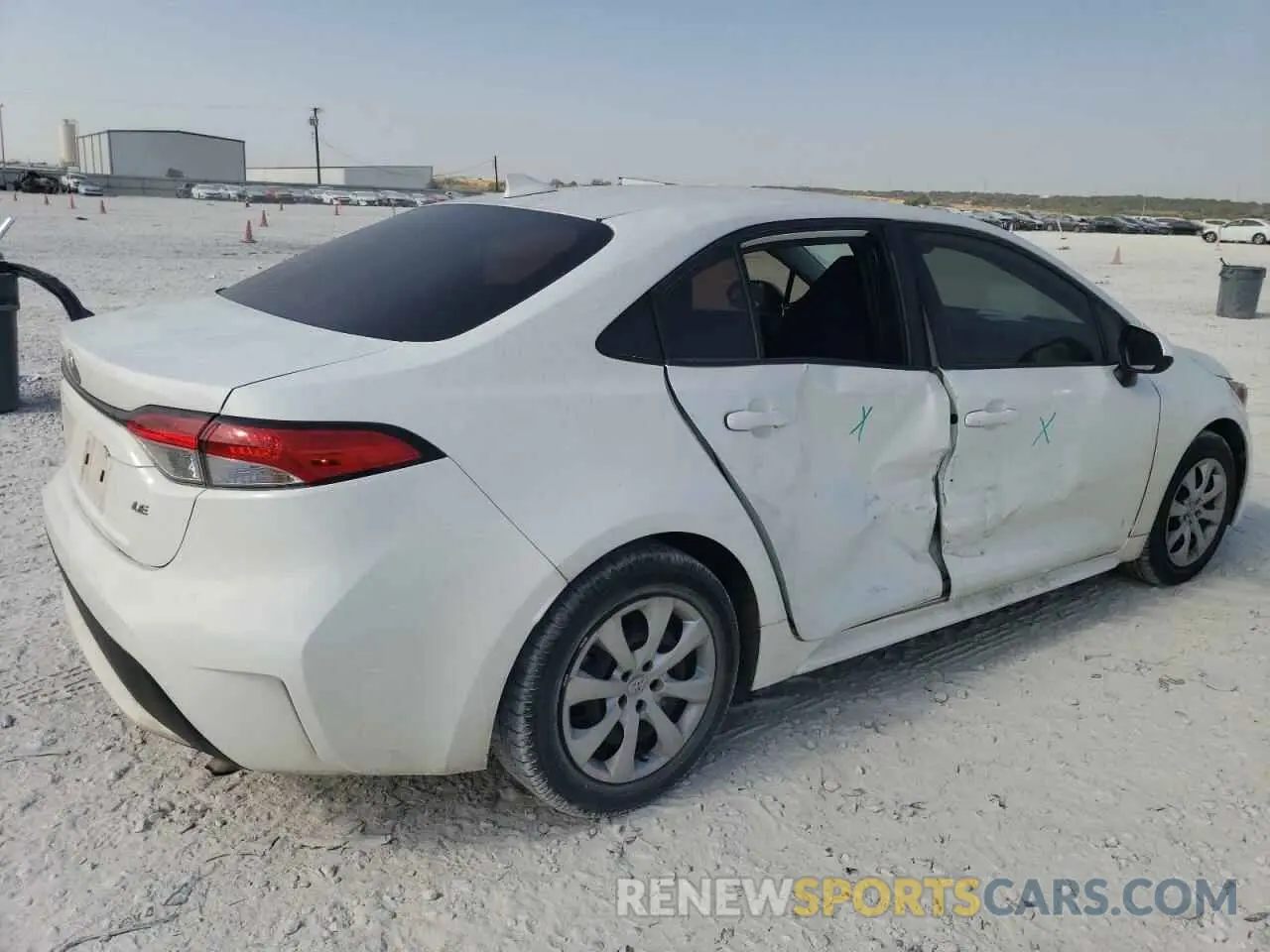 3 Photograph of a damaged car 5YFEPRAE1LP055082 TOYOTA COROLLA 2020