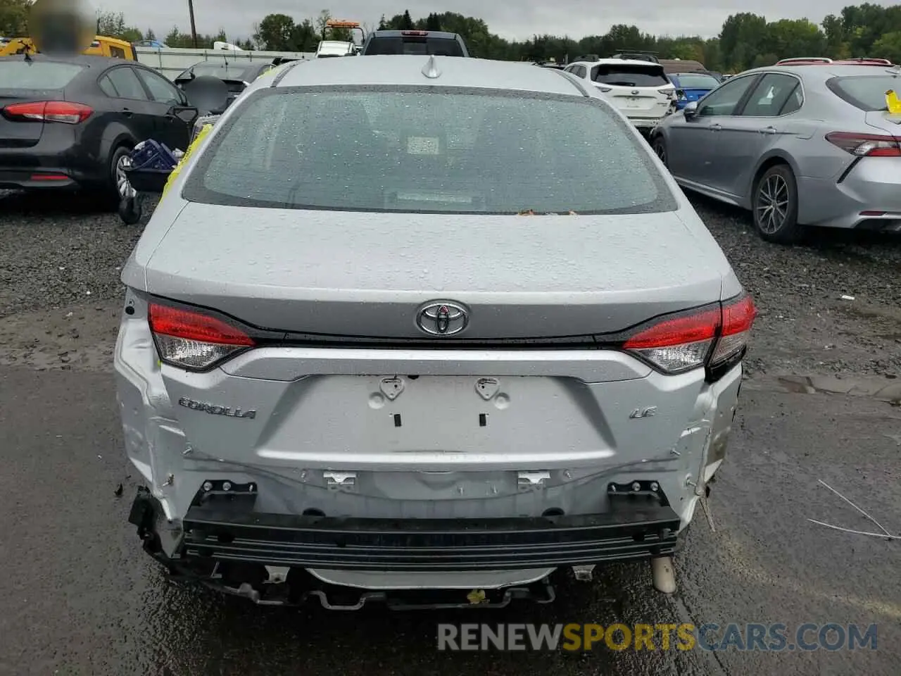 6 Photograph of a damaged car 5YFEPRAE1LP058578 TOYOTA COROLLA 2020