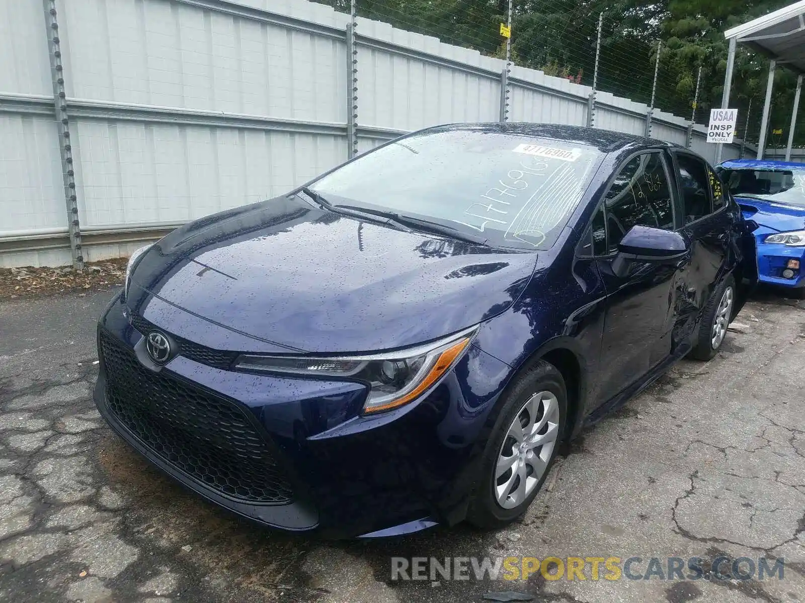 2 Photograph of a damaged car 5YFEPRAE1LP061366 TOYOTA COROLLA 2020