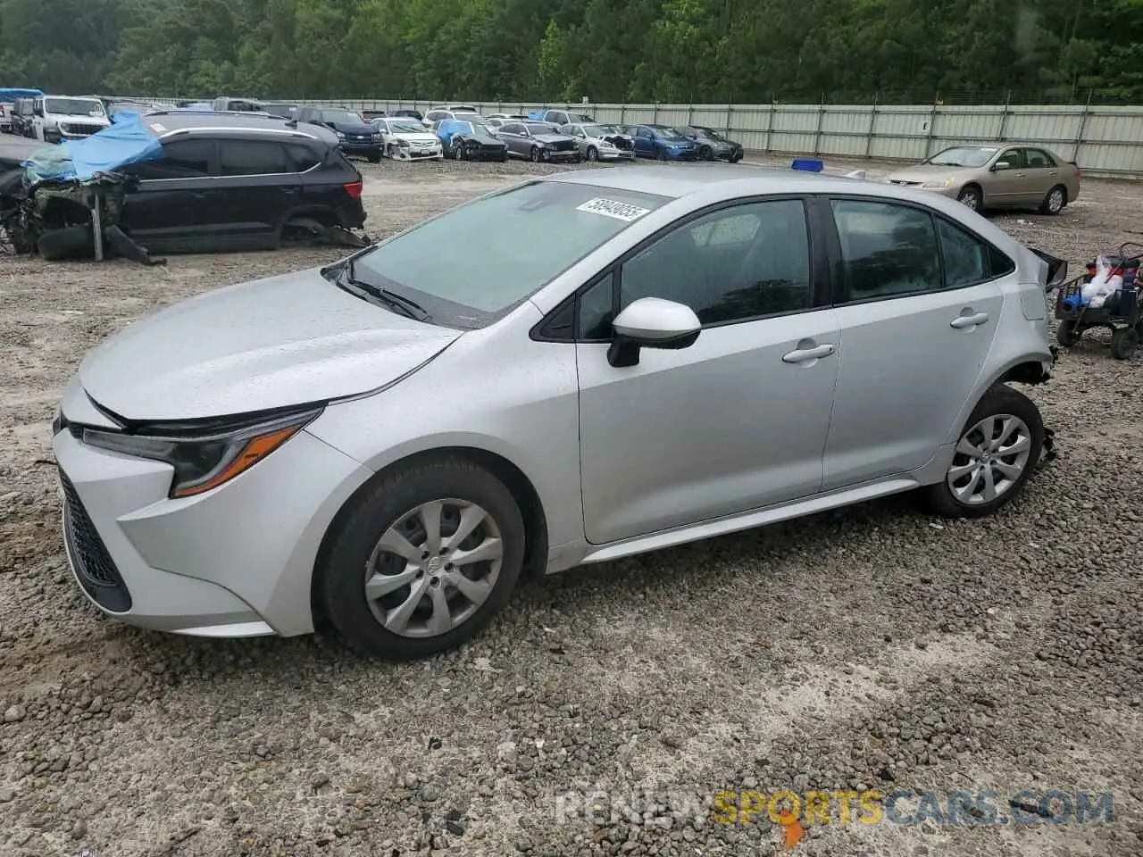1 Photograph of a damaged car 5YFEPRAE1LP065353 TOYOTA COROLLA 2020