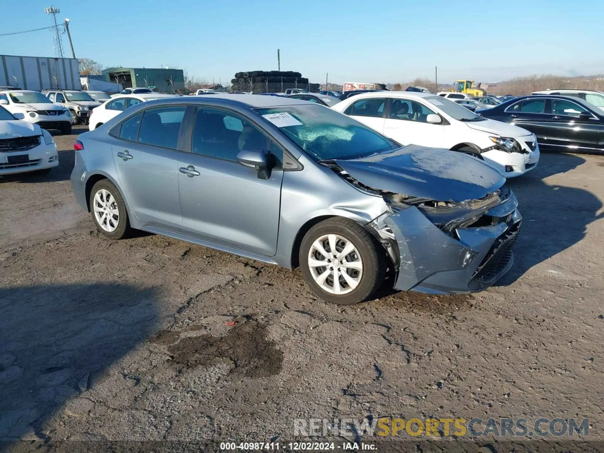 1 Photograph of a damaged car 5YFEPRAE1LP069063 TOYOTA COROLLA 2020