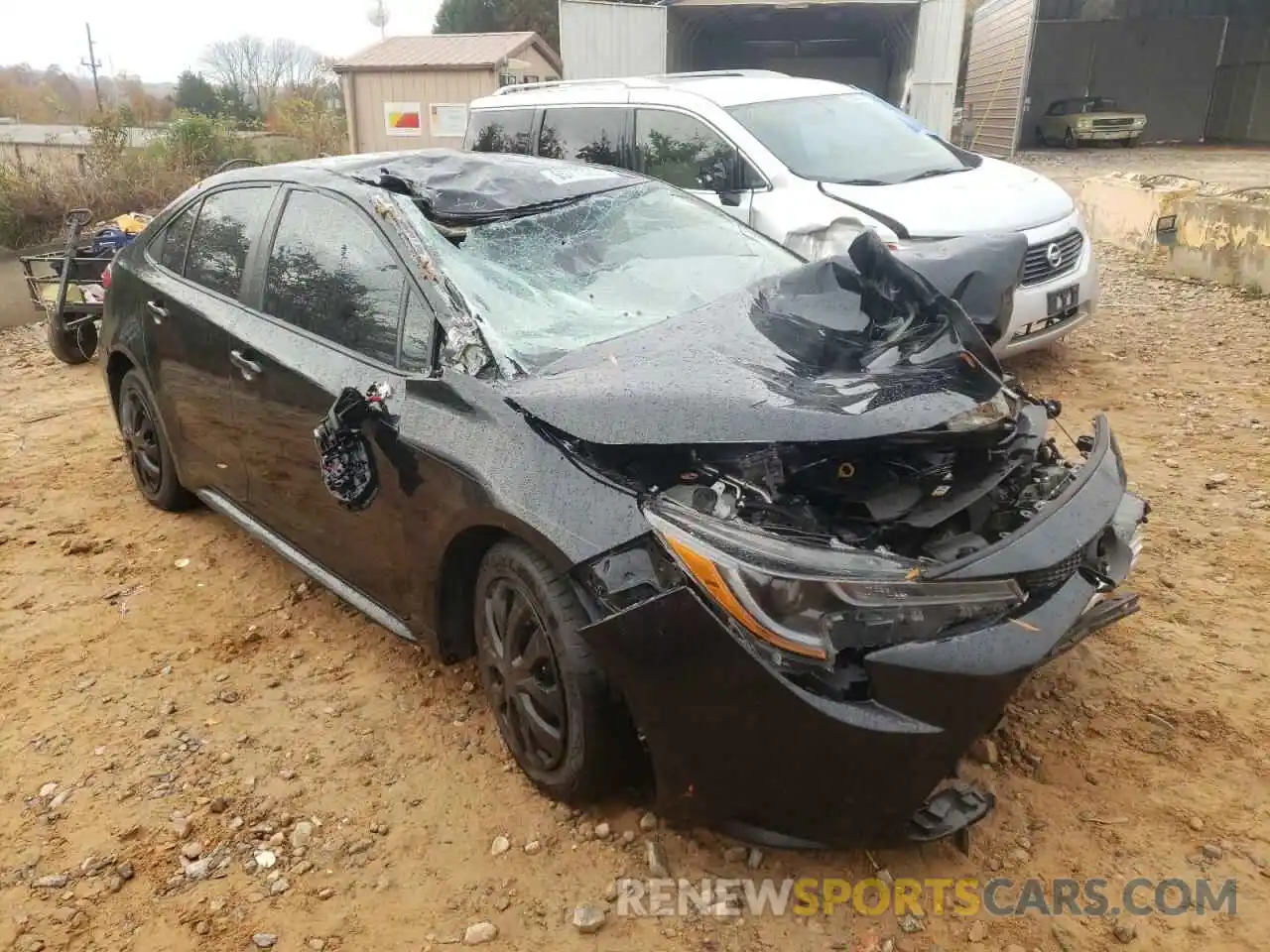 1 Photograph of a damaged car 5YFEPRAE1LP069211 TOYOTA COROLLA 2020