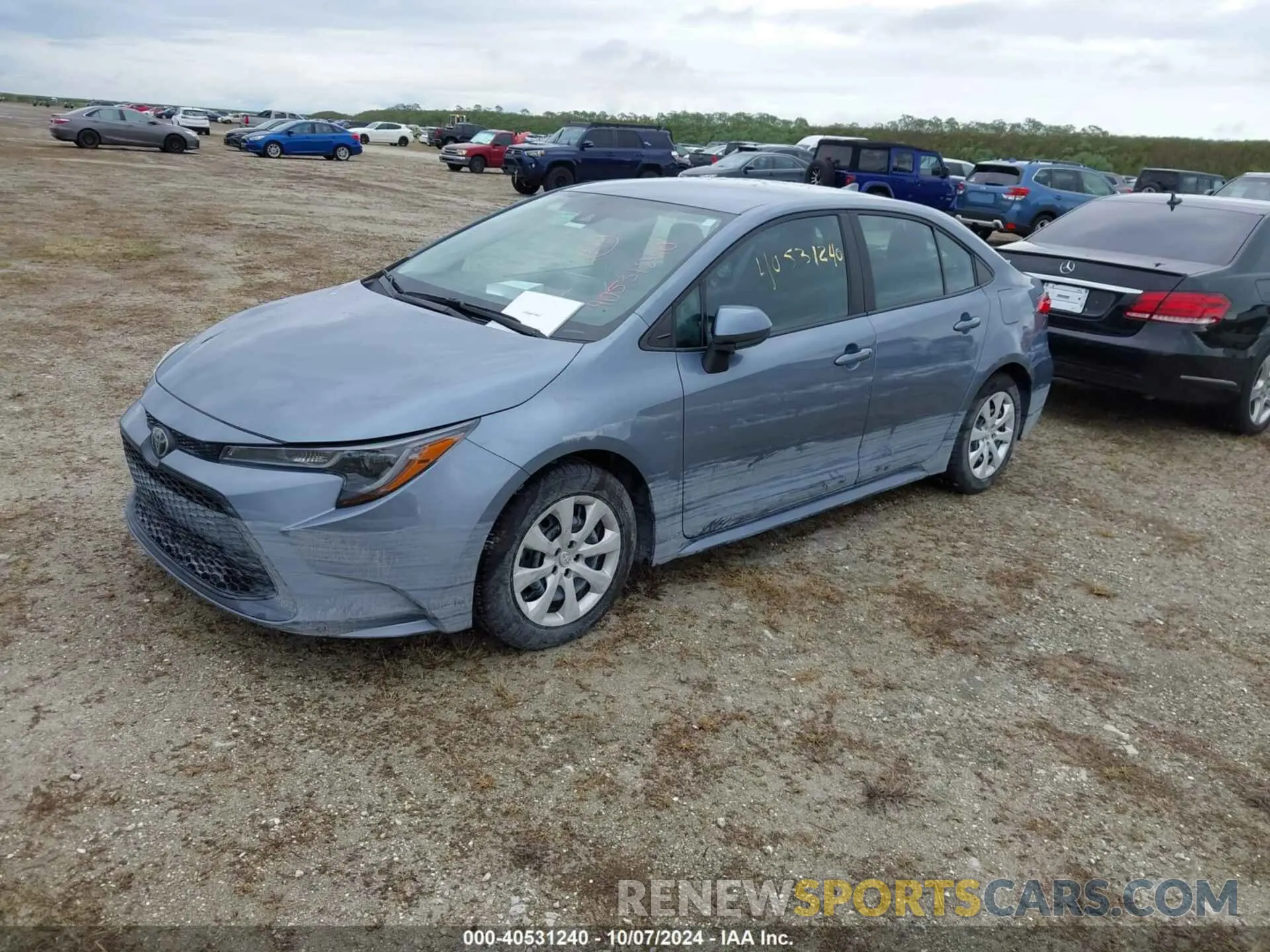 2 Photograph of a damaged car 5YFEPRAE1LP073663 TOYOTA COROLLA 2020