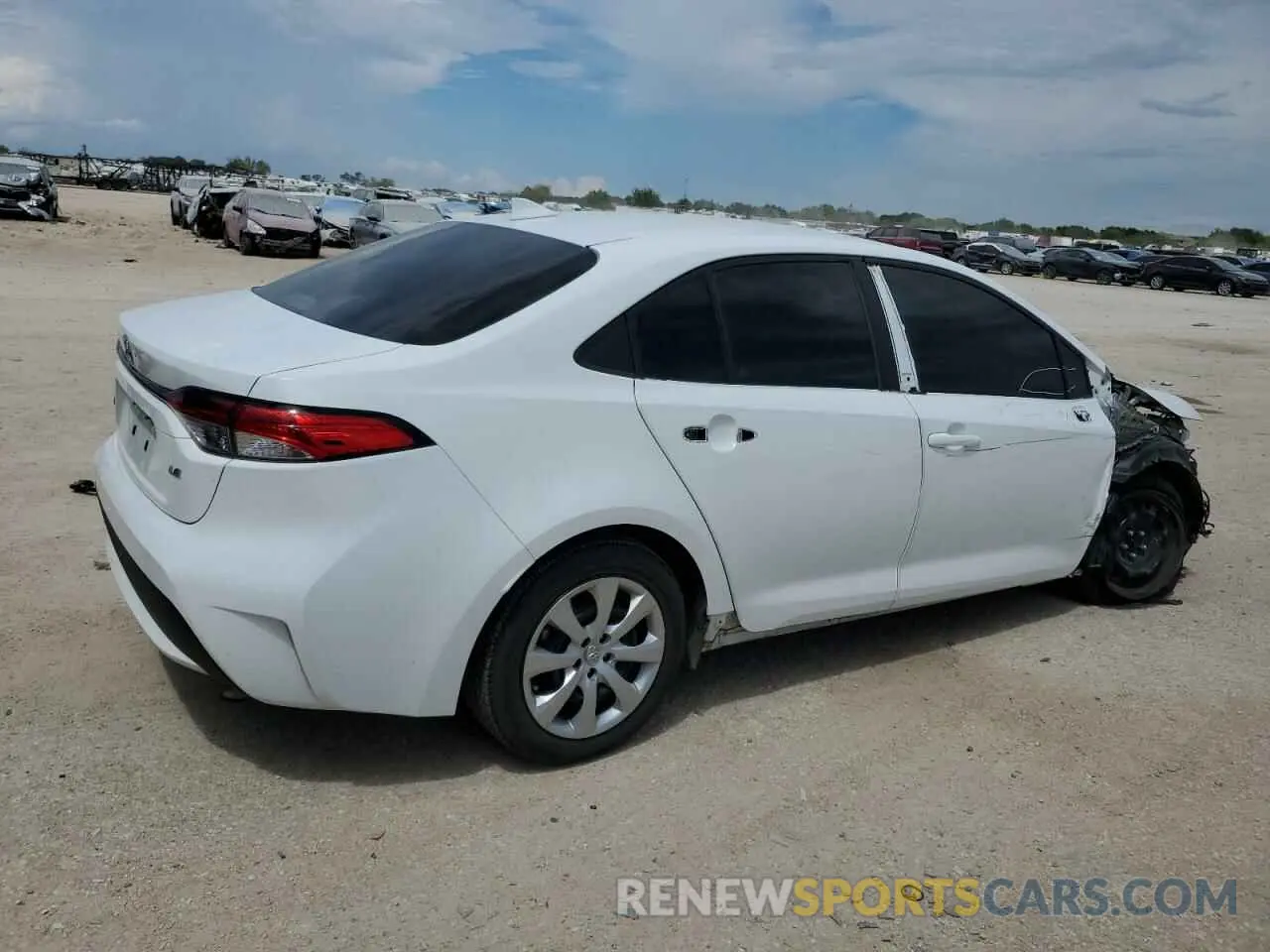 3 Photograph of a damaged car 5YFEPRAE1LP074330 TOYOTA COROLLA 2020