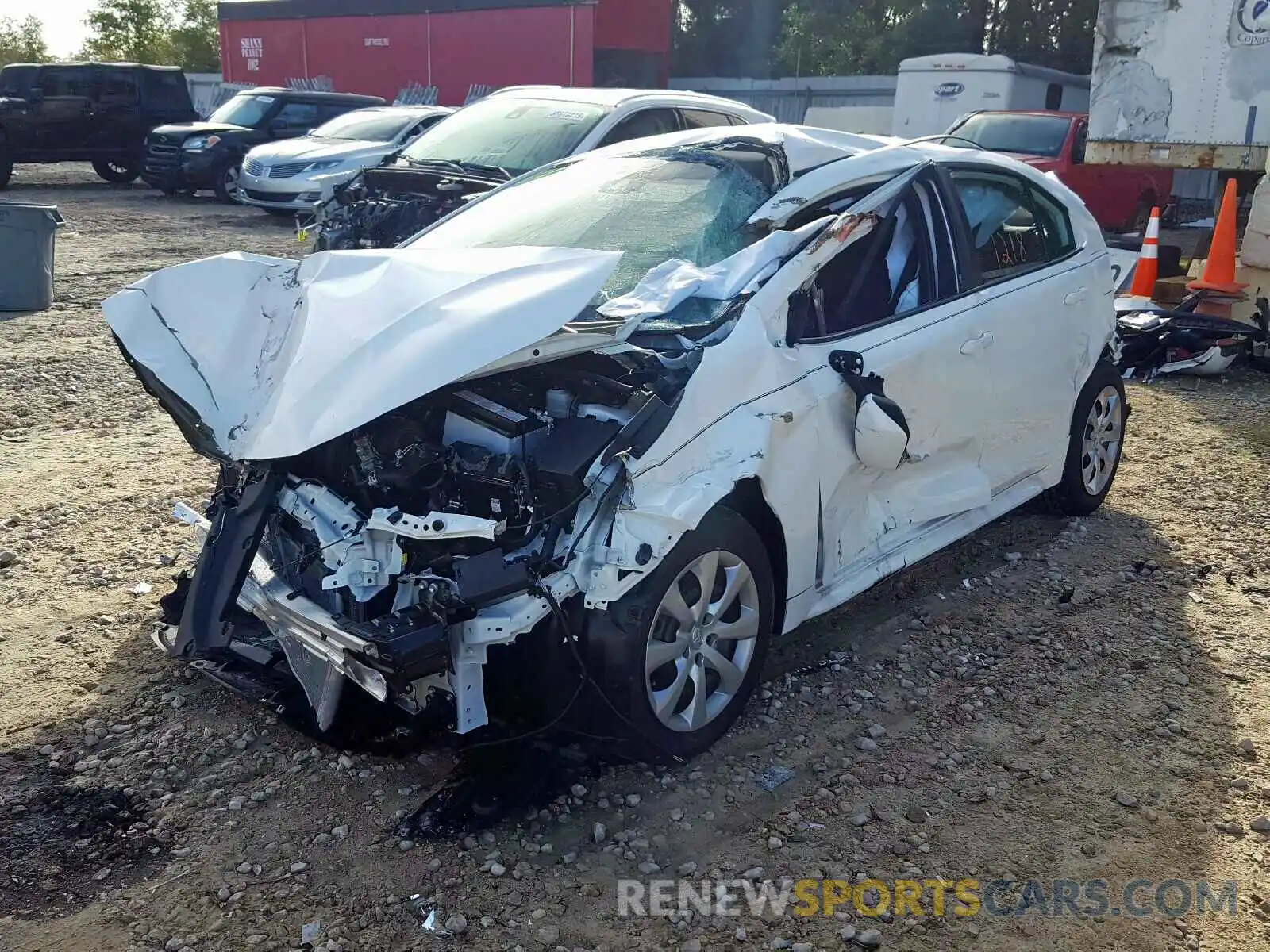 2 Photograph of a damaged car 5YFEPRAE1LP078541 TOYOTA COROLLA 2020