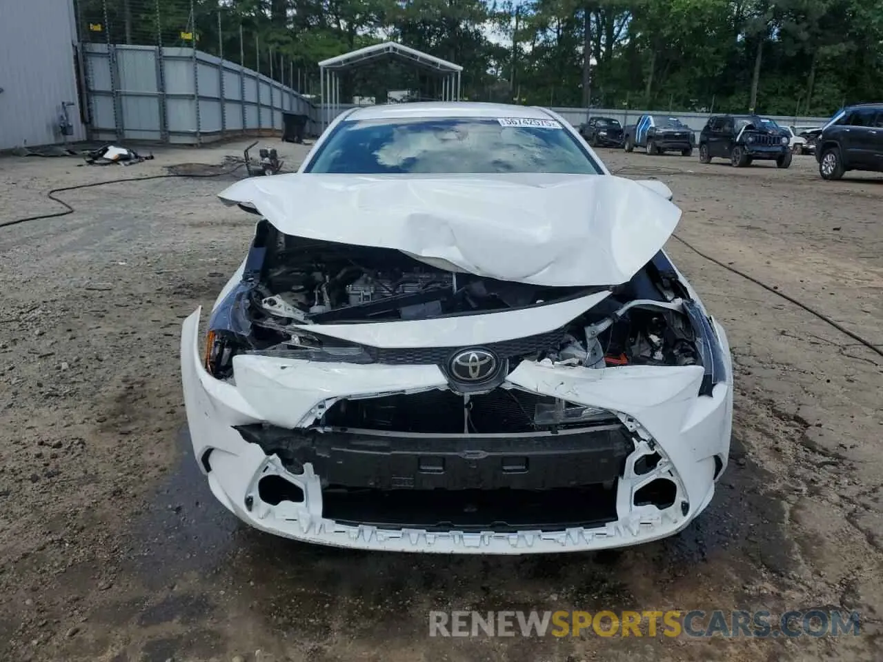 5 Photograph of a damaged car 5YFEPRAE1LP082816 TOYOTA COROLLA 2020
