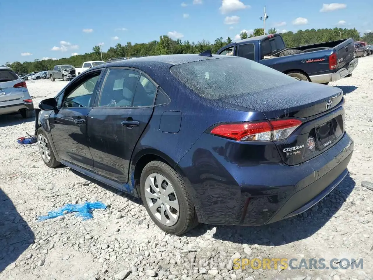 2 Photograph of a damaged car 5YFEPRAE1LP083027 TOYOTA COROLLA 2020