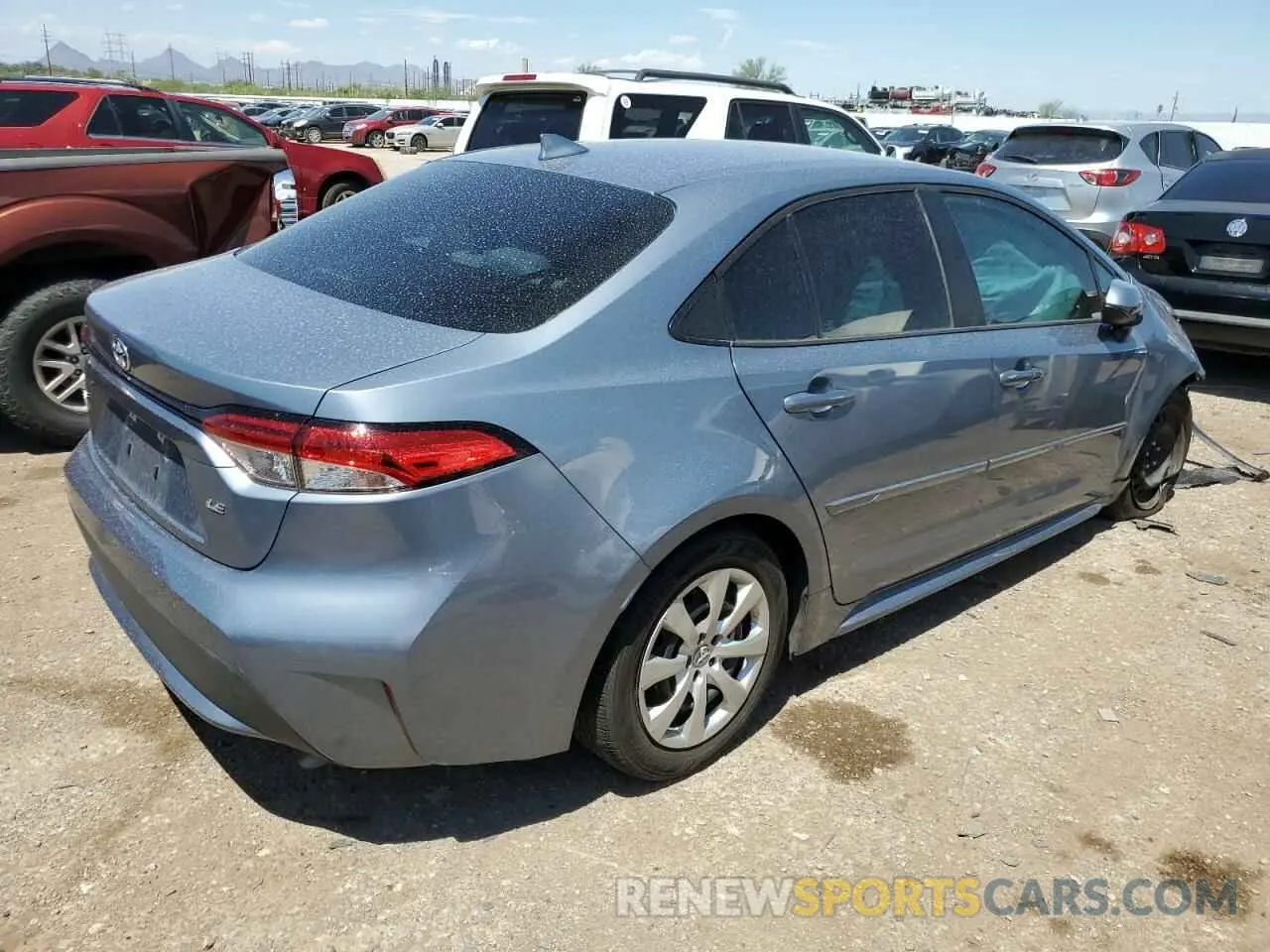 3 Photograph of a damaged car 5YFEPRAE1LP083044 TOYOTA COROLLA 2020