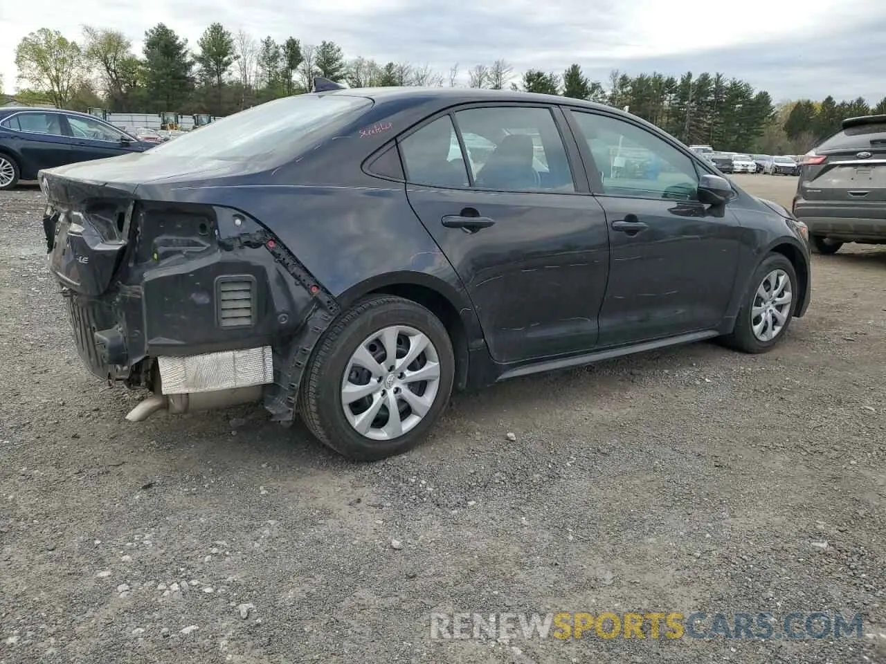 3 Photograph of a damaged car 5YFEPRAE1LP083366 TOYOTA COROLLA 2020