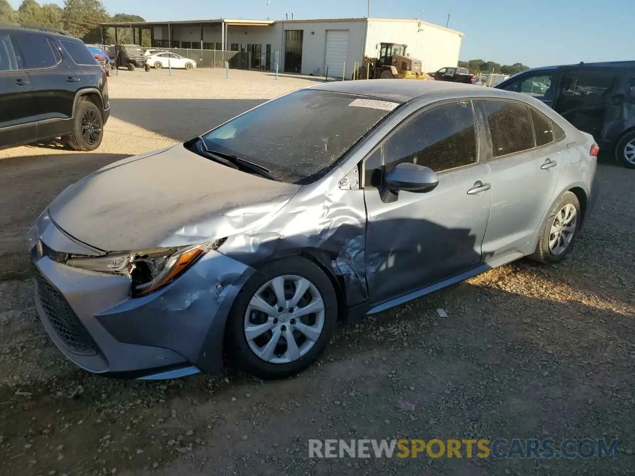 1 Photograph of a damaged car 5YFEPRAE1LP085747 TOYOTA COROLLA 2020
