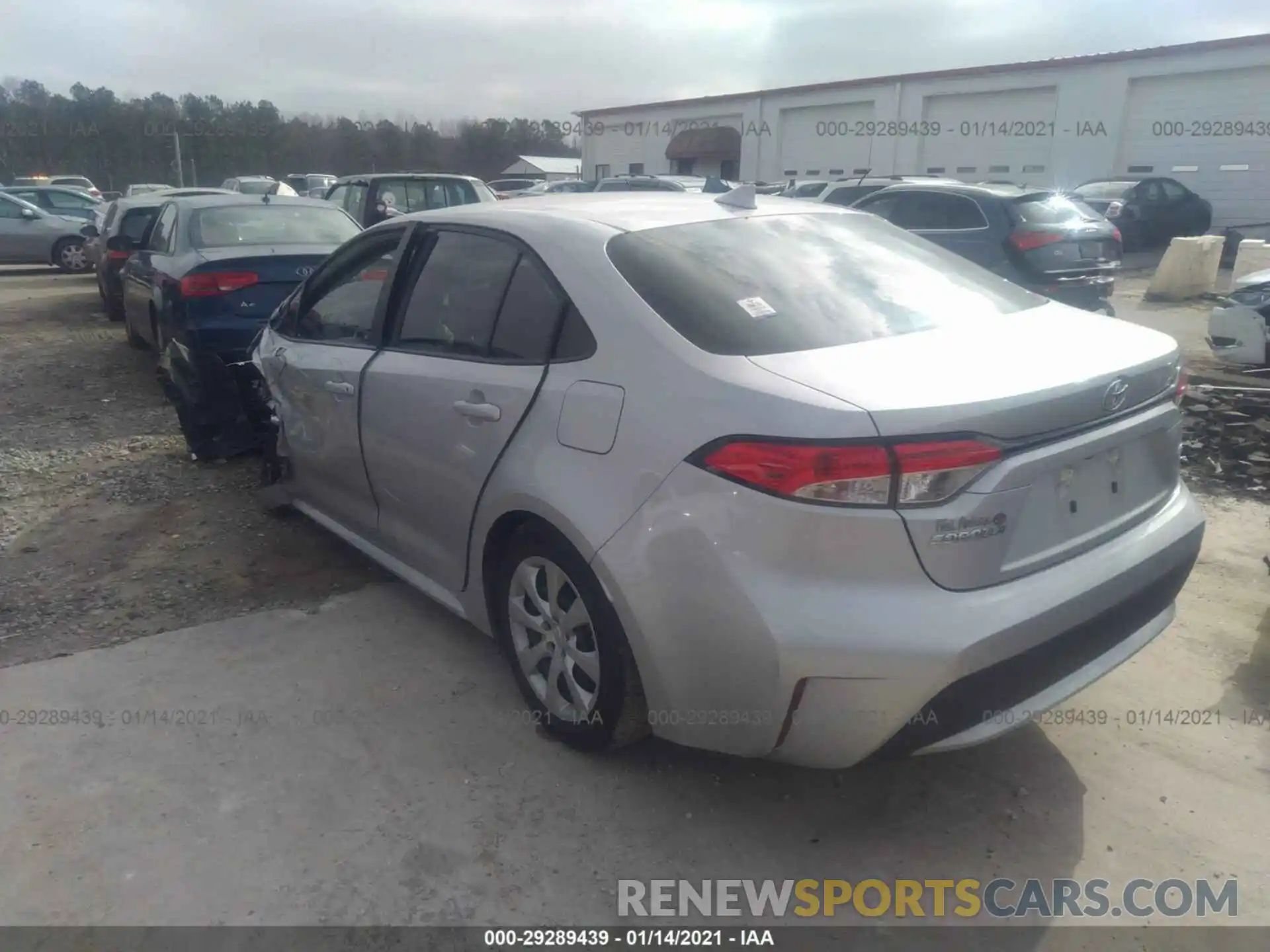 3 Photograph of a damaged car 5YFEPRAE1LP086915 TOYOTA COROLLA 2020