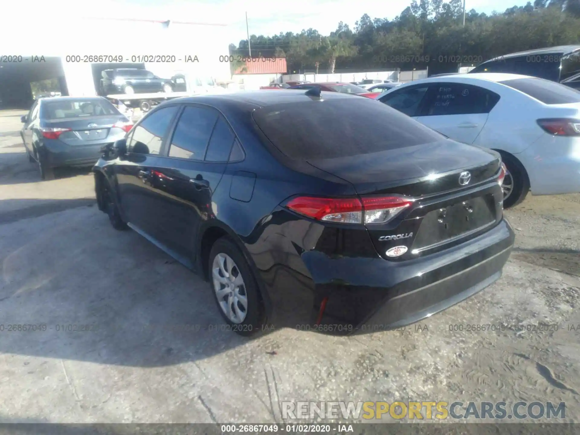 3 Photograph of a damaged car 5YFEPRAE1LP088115 TOYOTA COROLLA 2020