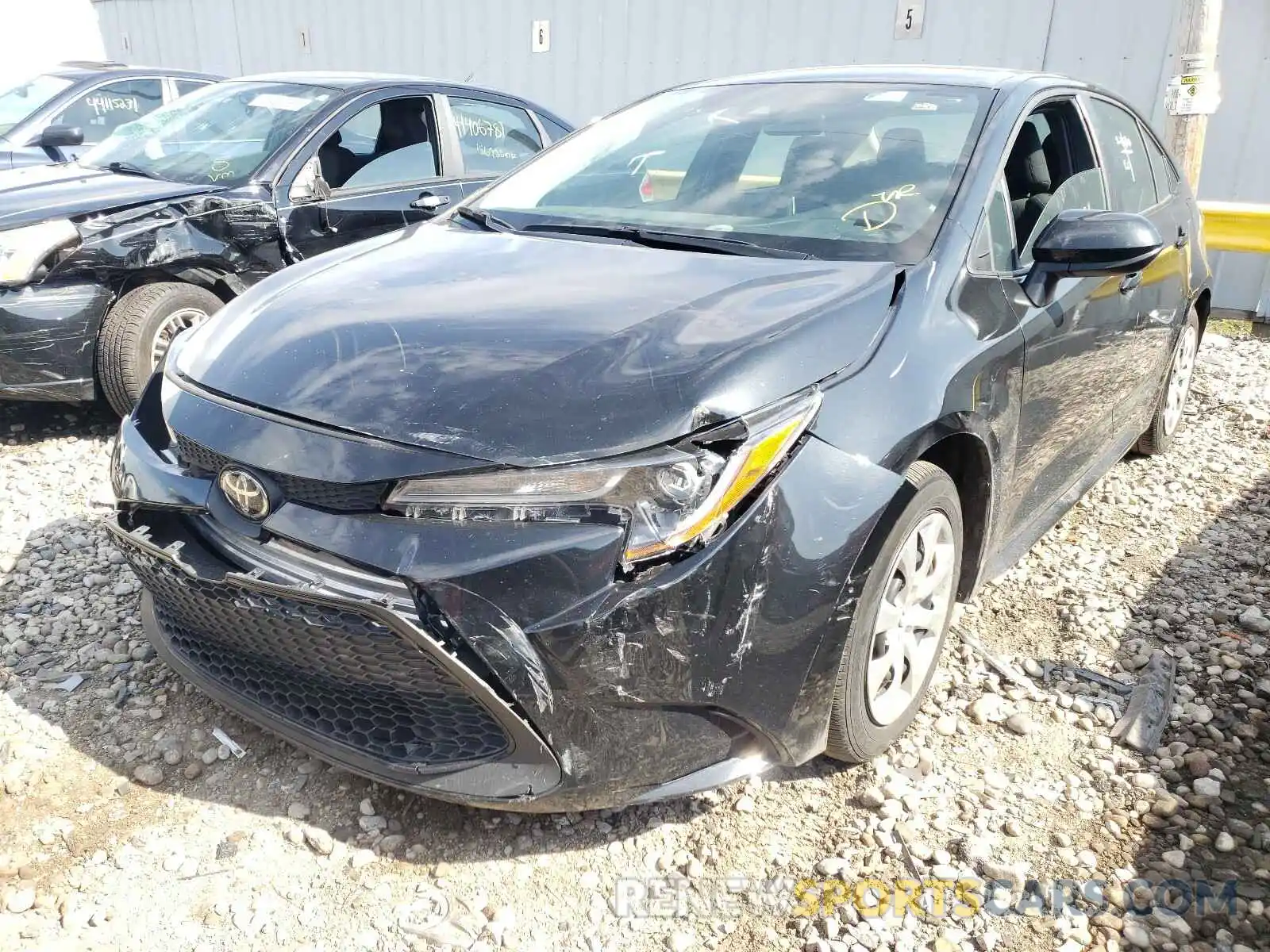 2 Photograph of a damaged car 5YFEPRAE1LP088163 TOYOTA COROLLA 2020